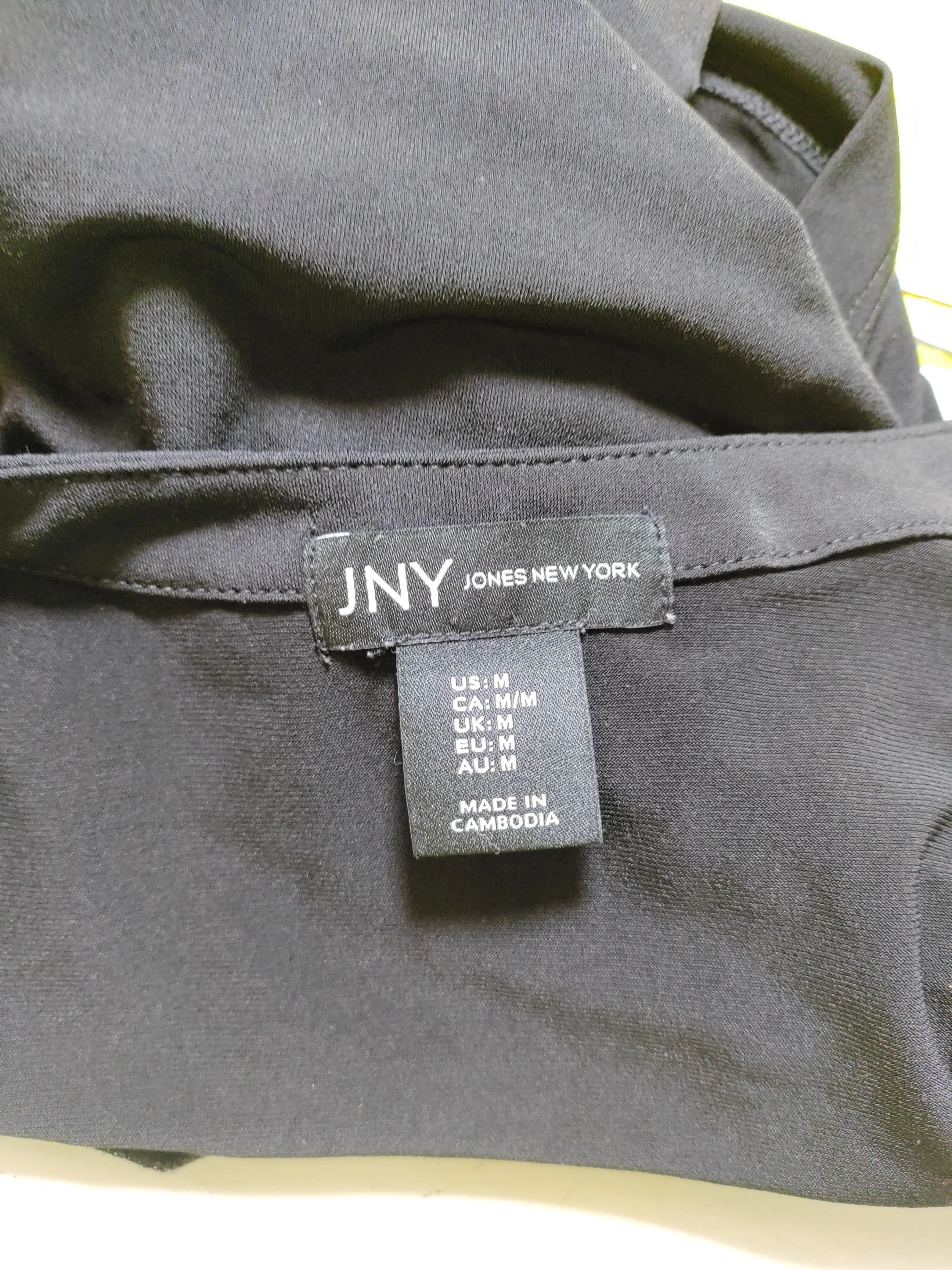 Jones New York Women's Top M Black Polyester with Elastane Basic - Image 5