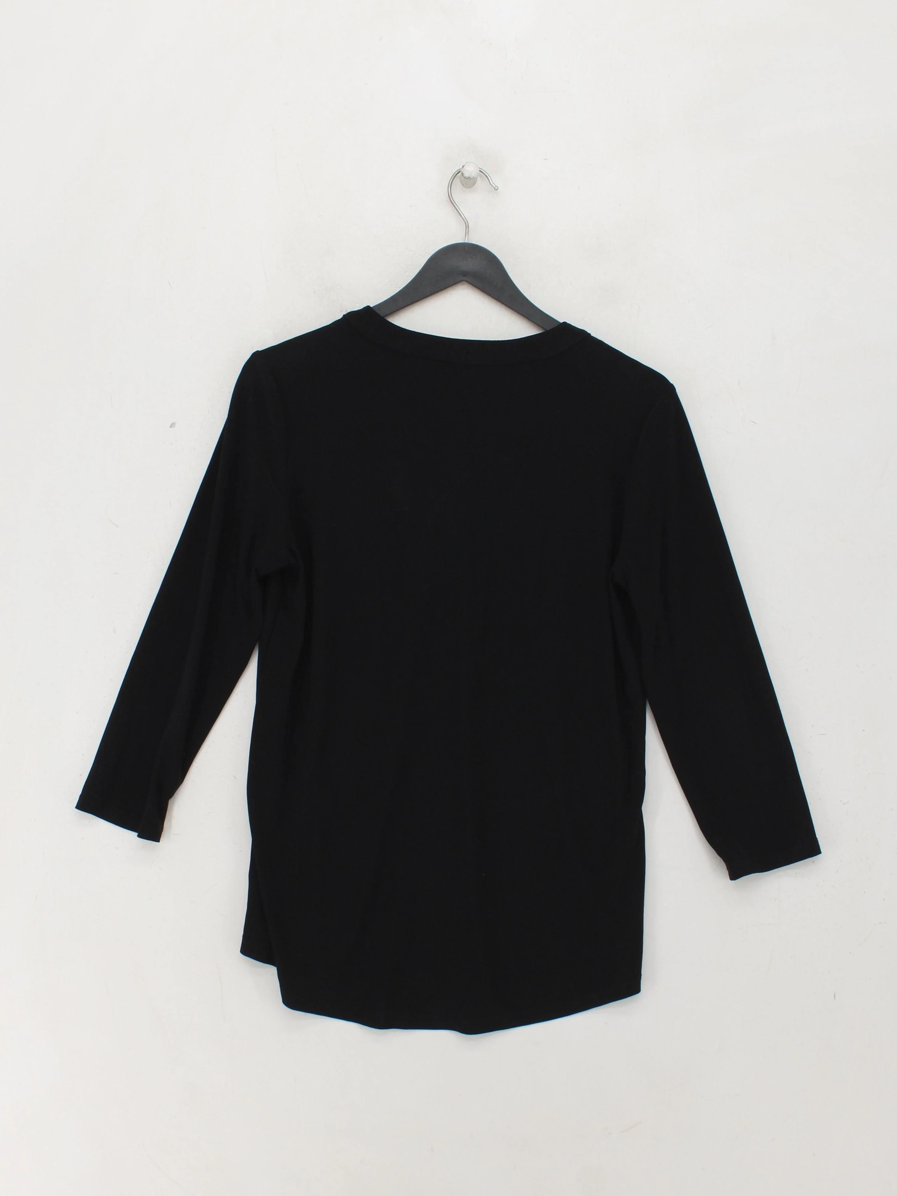 Jones New York Women's Top S Black Polyester with Elastane Basic - Image 2