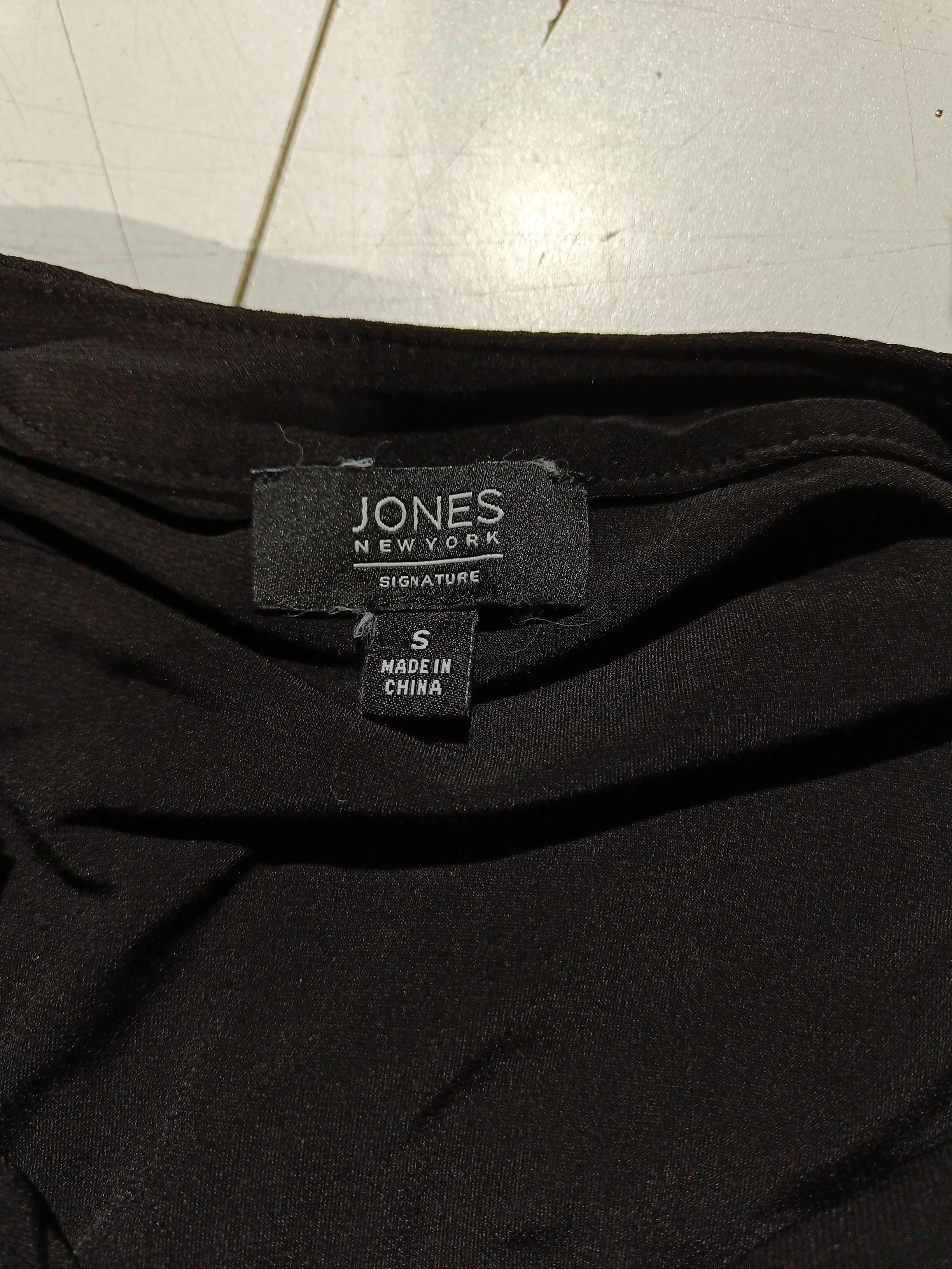 Jones New York Women's Top S Black Polyester with Elastane Basic - Image 5