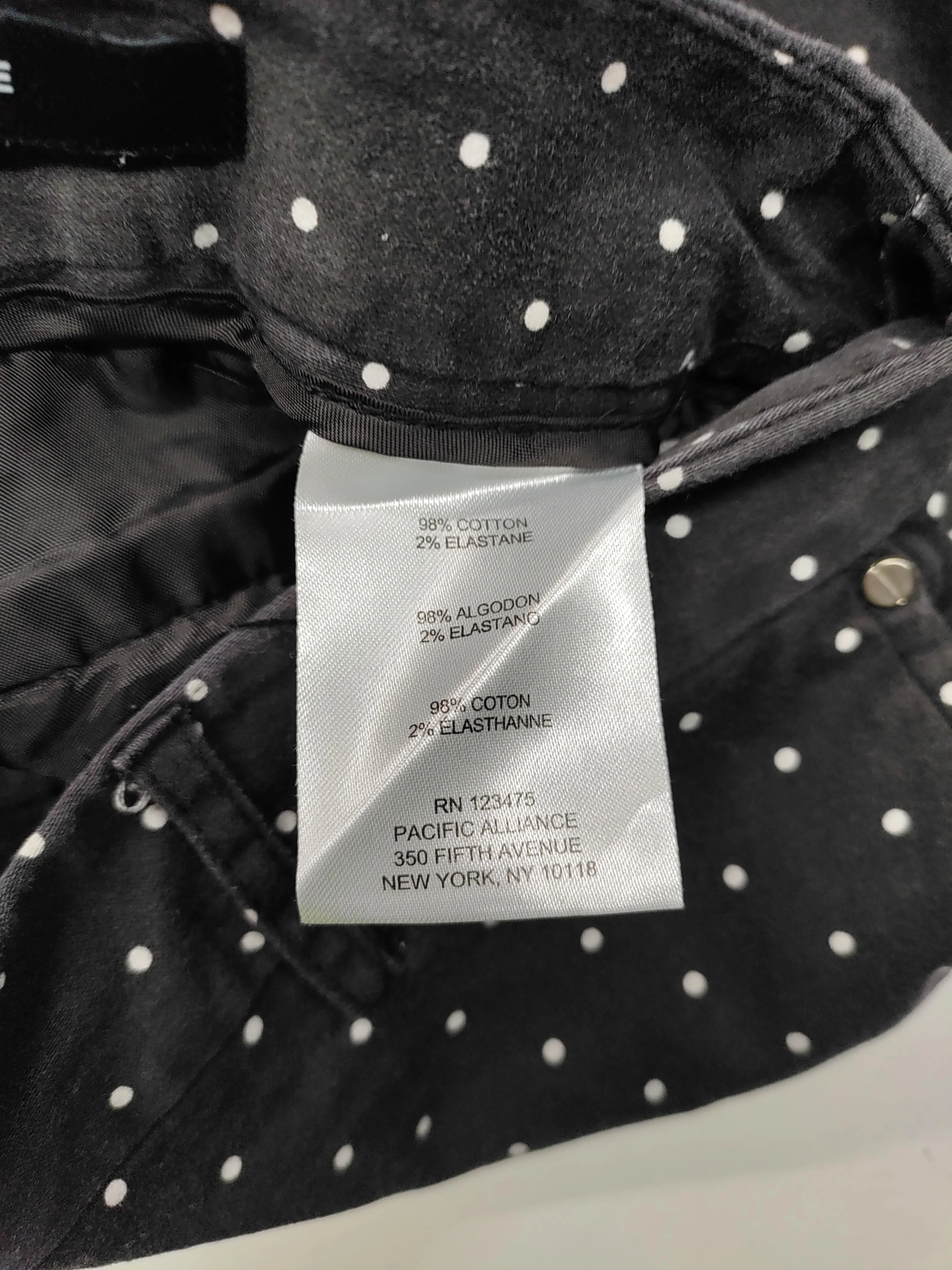 Jones New York Women's Trousers UK 10 Black Cotton with Elastane Capri - Image 6