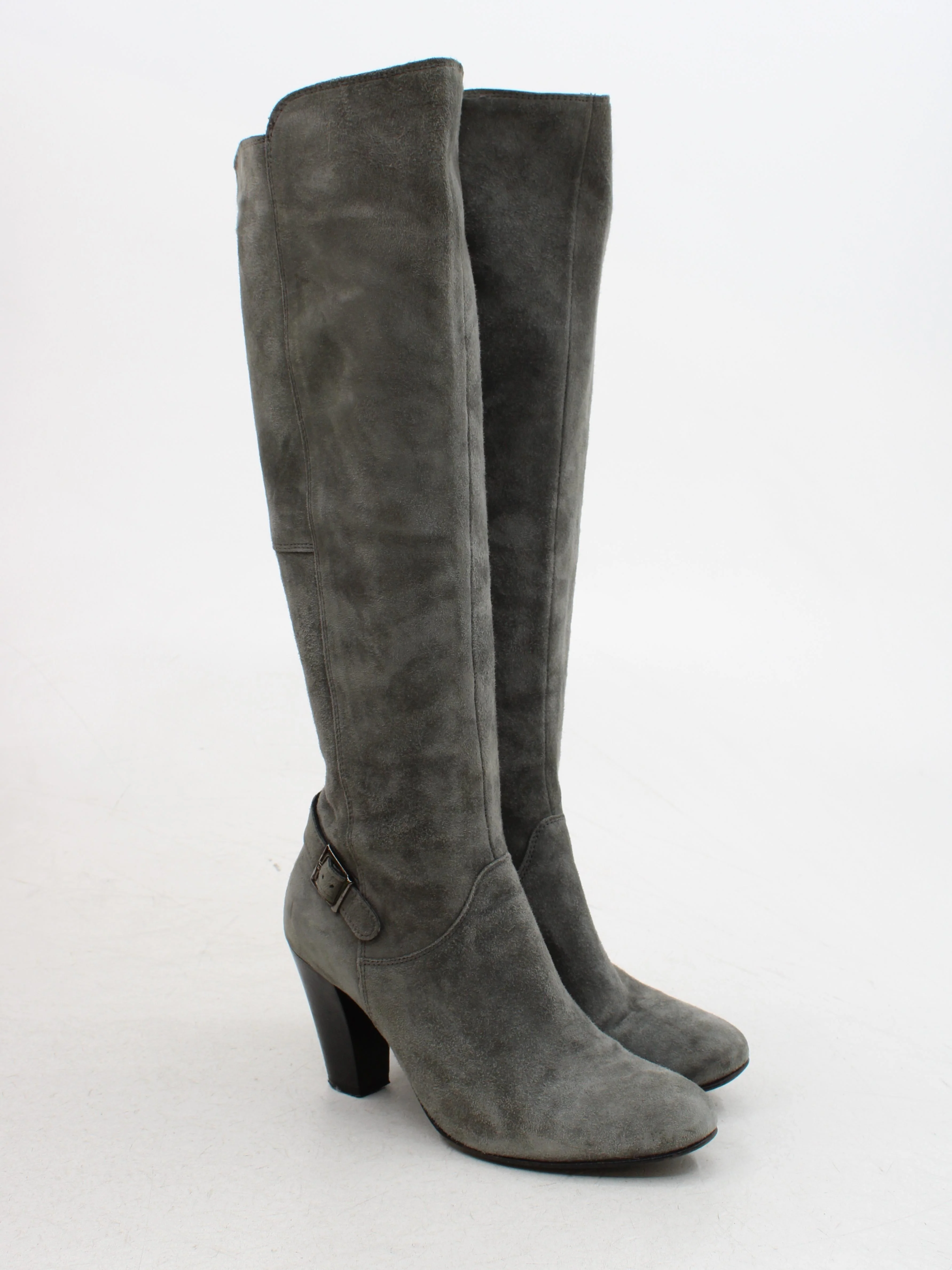 Jones Women's Boots UK 5 Grey 100% Suede Riding Boot - Image 4