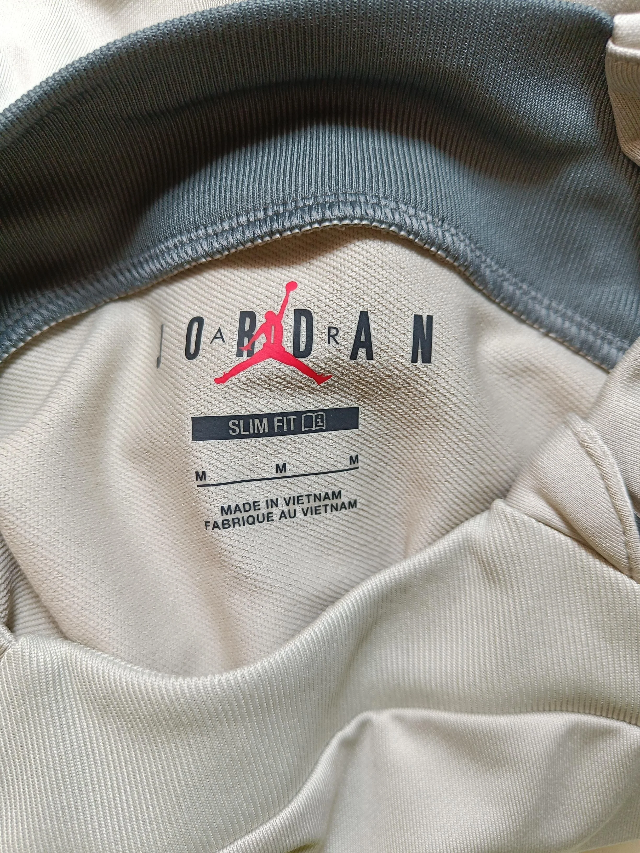 Jordan Men's Hoodie M Cream Polyester with Elastane Pullover - Image 5