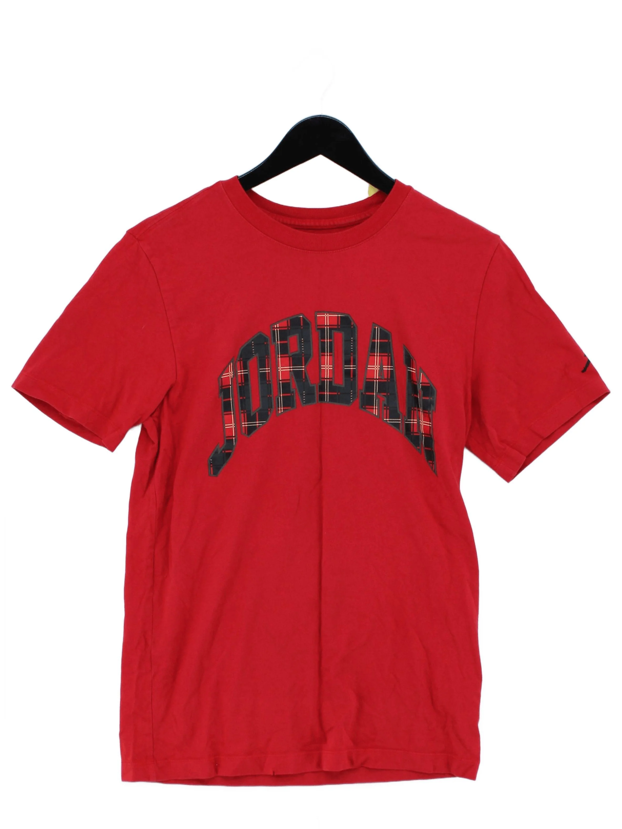Jordan Men's T-Shirt S Red Graphic 100% Cotton Basic