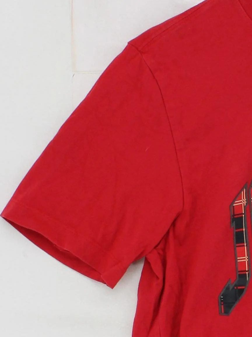 Jordan Men's T-Shirt S Red Graphic 100% Cotton Basic - Image 4