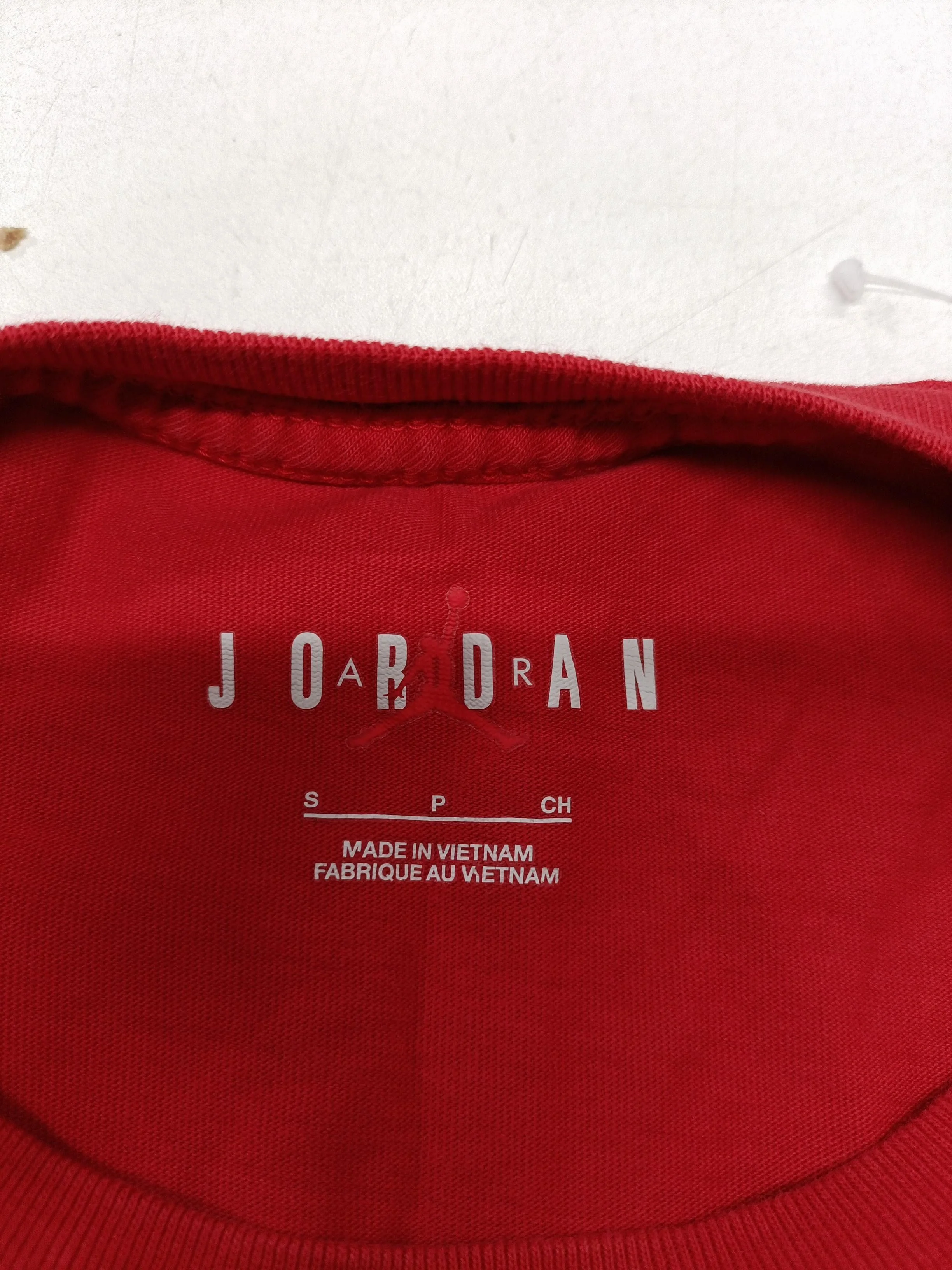 Jordan Men's T-Shirt S Red Graphic 100% Cotton Basic - Image 5