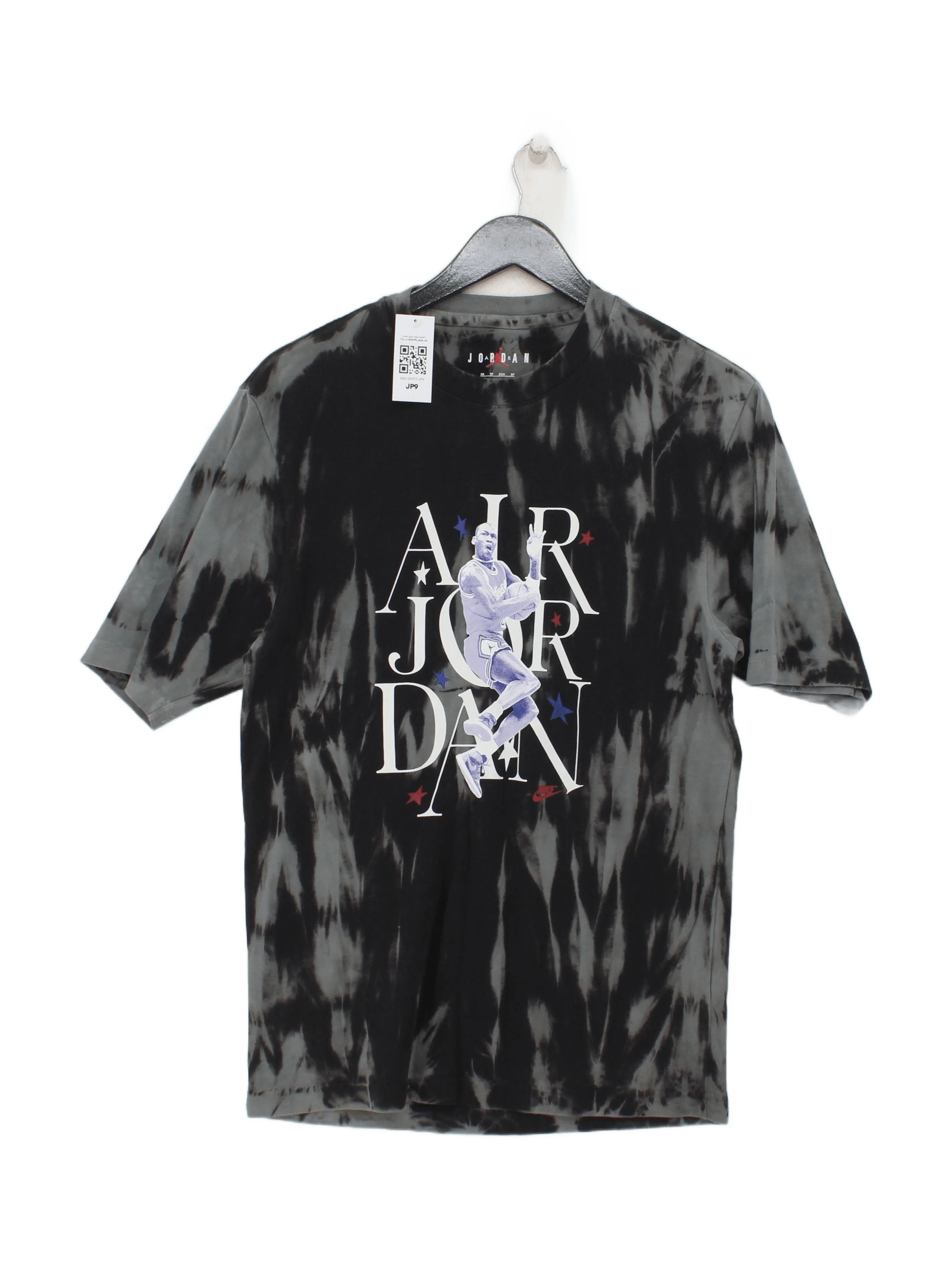 Jordan Men's T-Shirt XS Black Graphic 100% Cotton Basic
