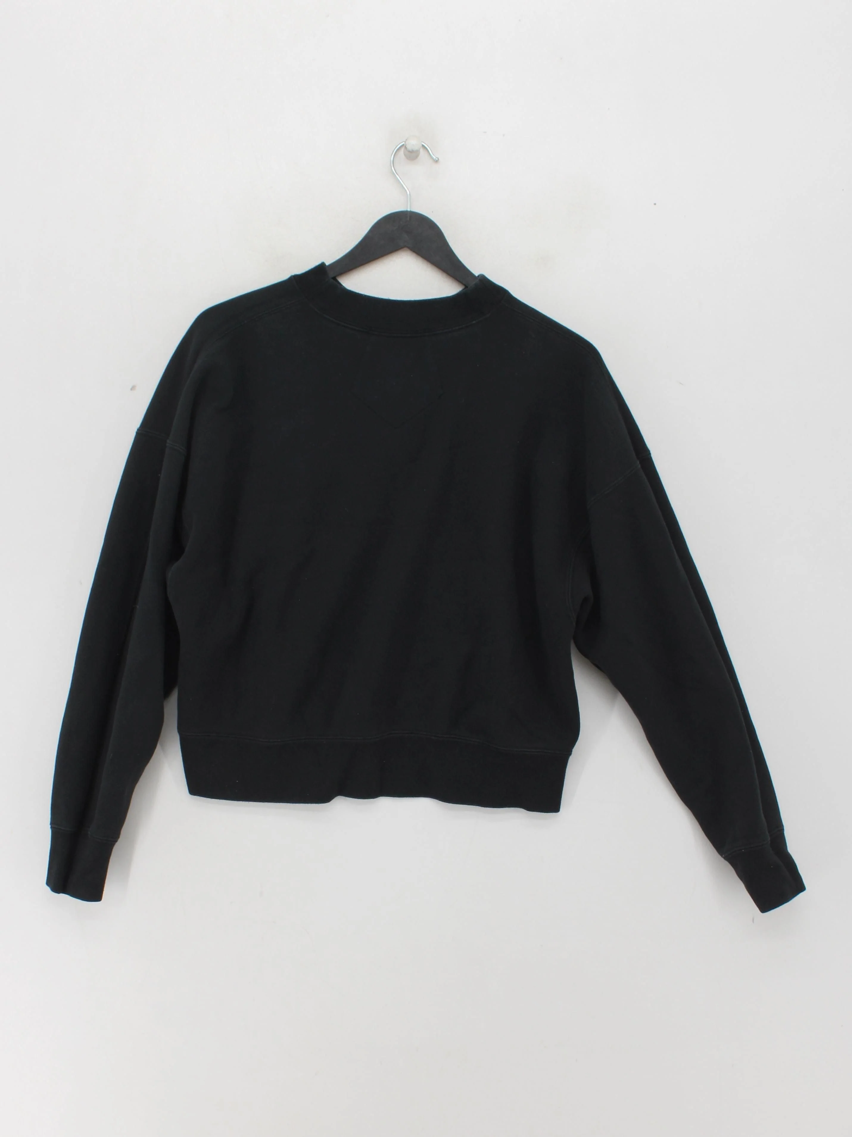 Jordan Women's Hoodie S Black Cotton with Polyester Pullover - Image 2