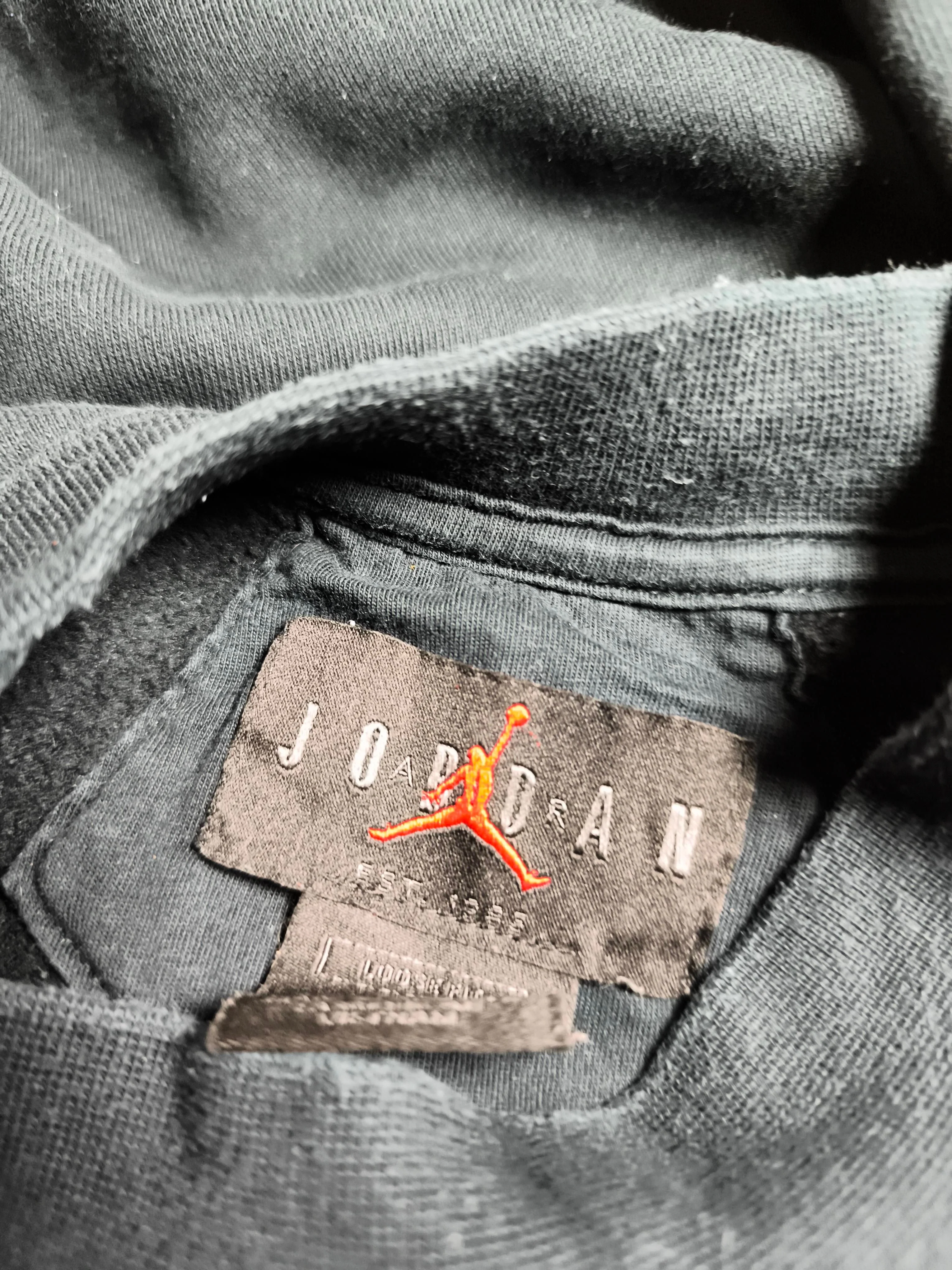 Jordan Women's Hoodie S Black Cotton with Polyester Pullover - Image 5