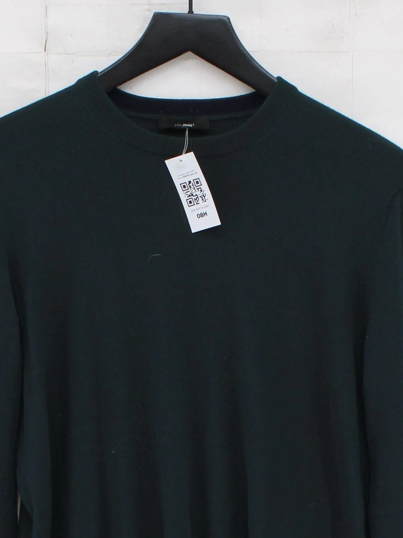 Joseph Men's Jumper M Green 100% Wool Round Neck Pullover - Image 3
