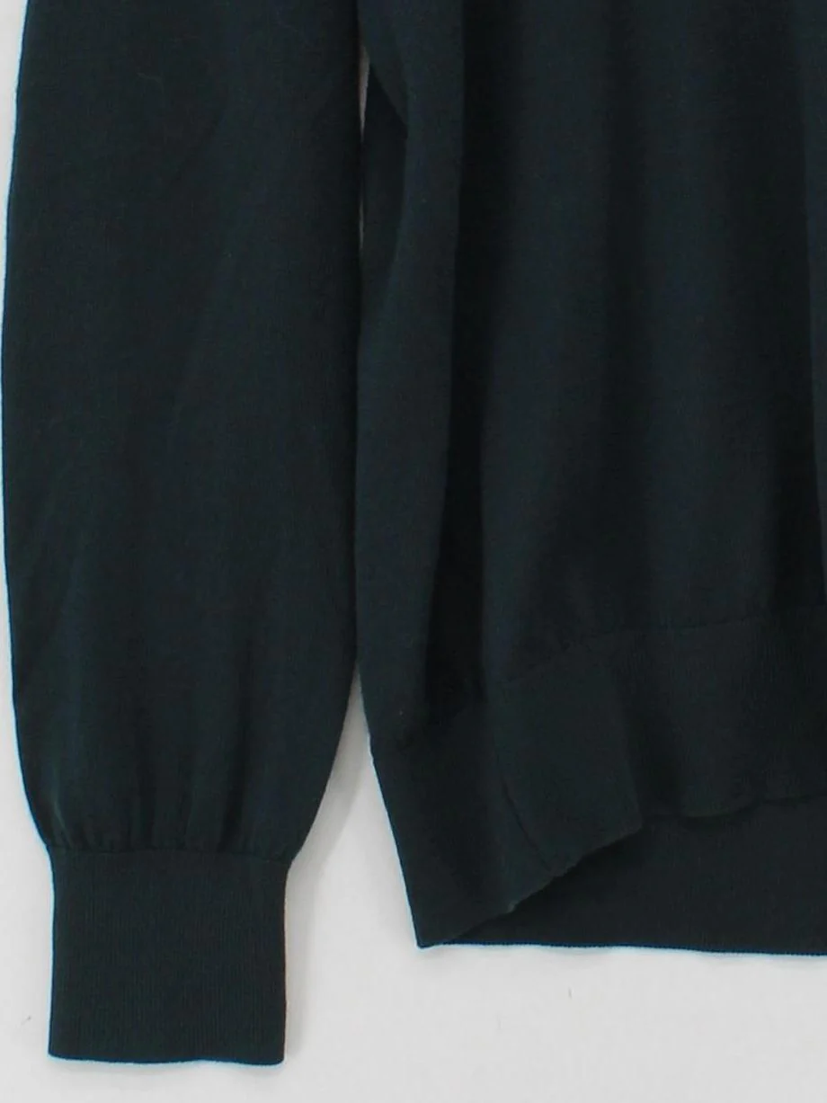 Joseph Men's Jumper M Green 100% Wool Round Neck Pullover - Image 4