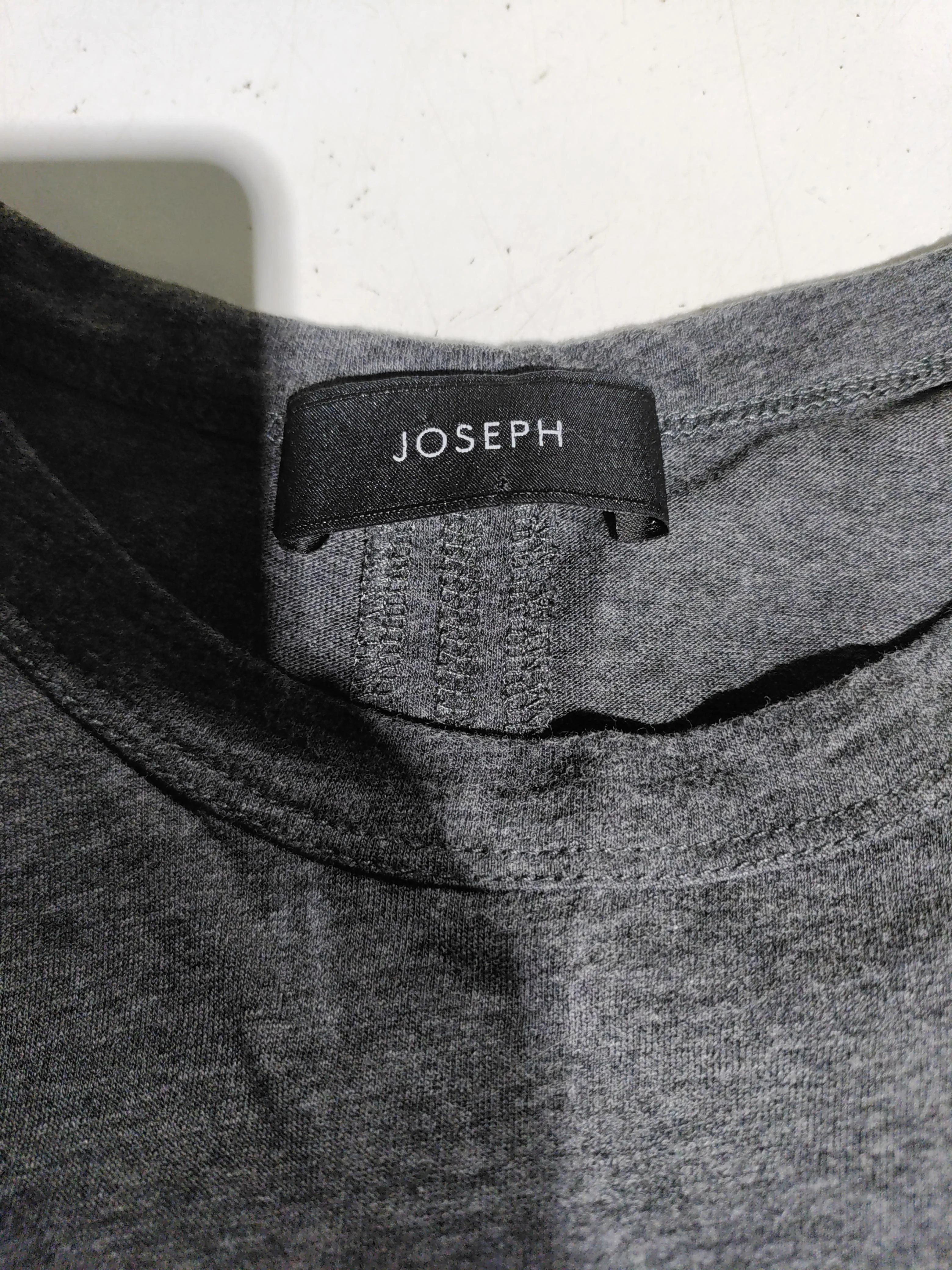 Joseph Men's T-Shirt M Grey Lyocell Modal with Cotton Basic - Image 5