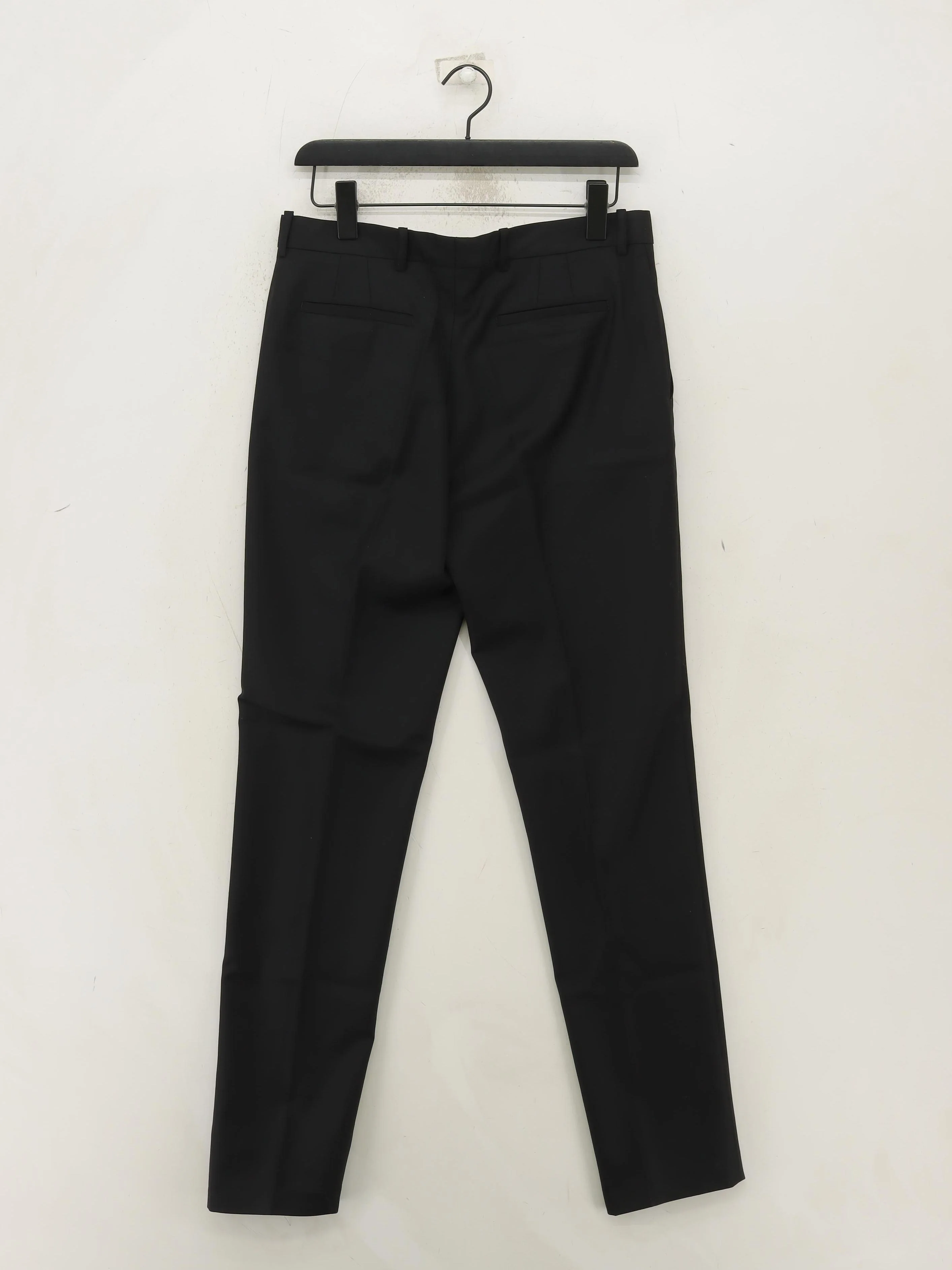 Joseph Men's Trousers W 38 in Black 100% Wool Straight Chino - Image 2