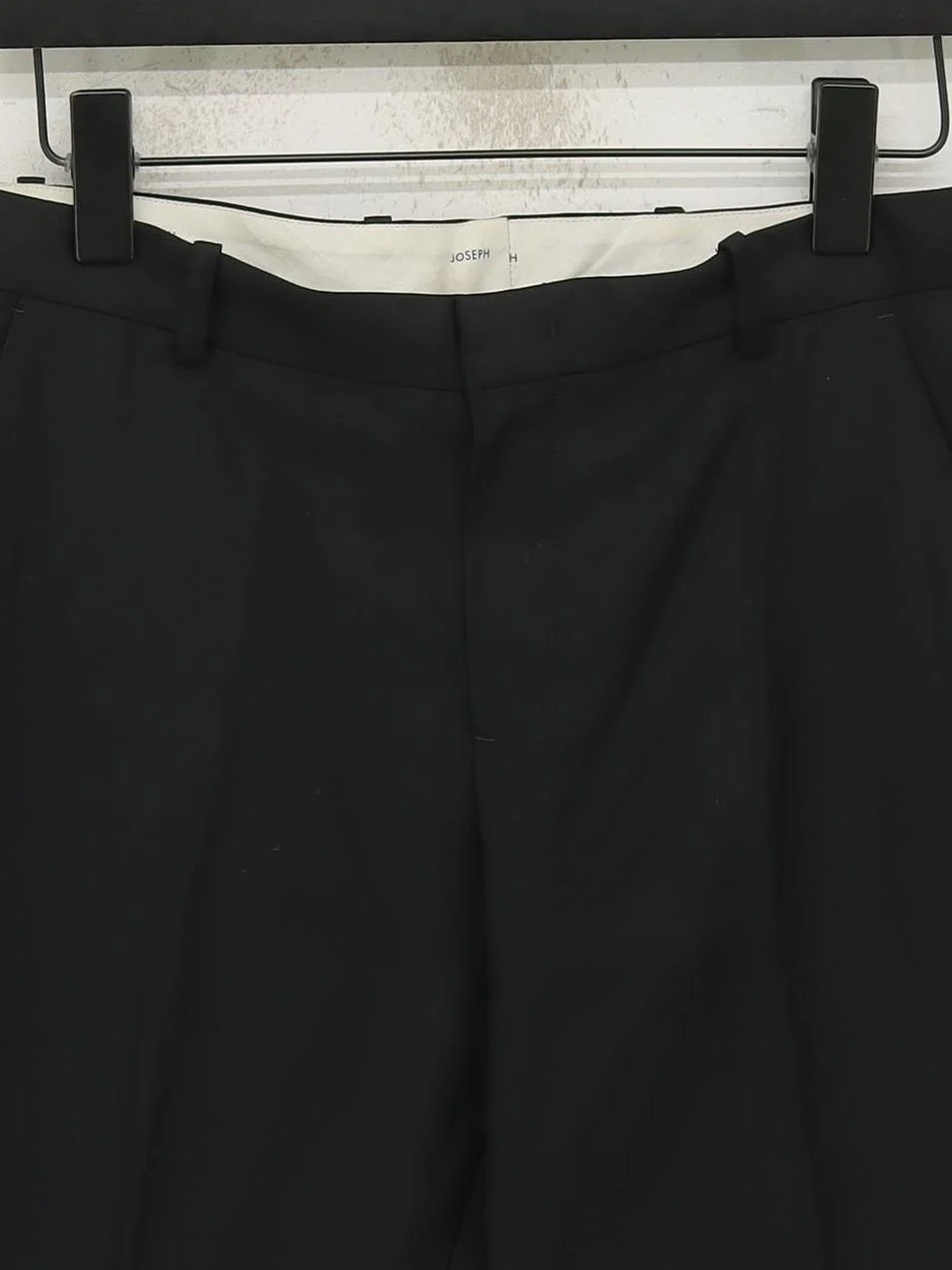 Joseph Men's Trousers W 38 in Black 100% Wool Straight Chino - Image 3