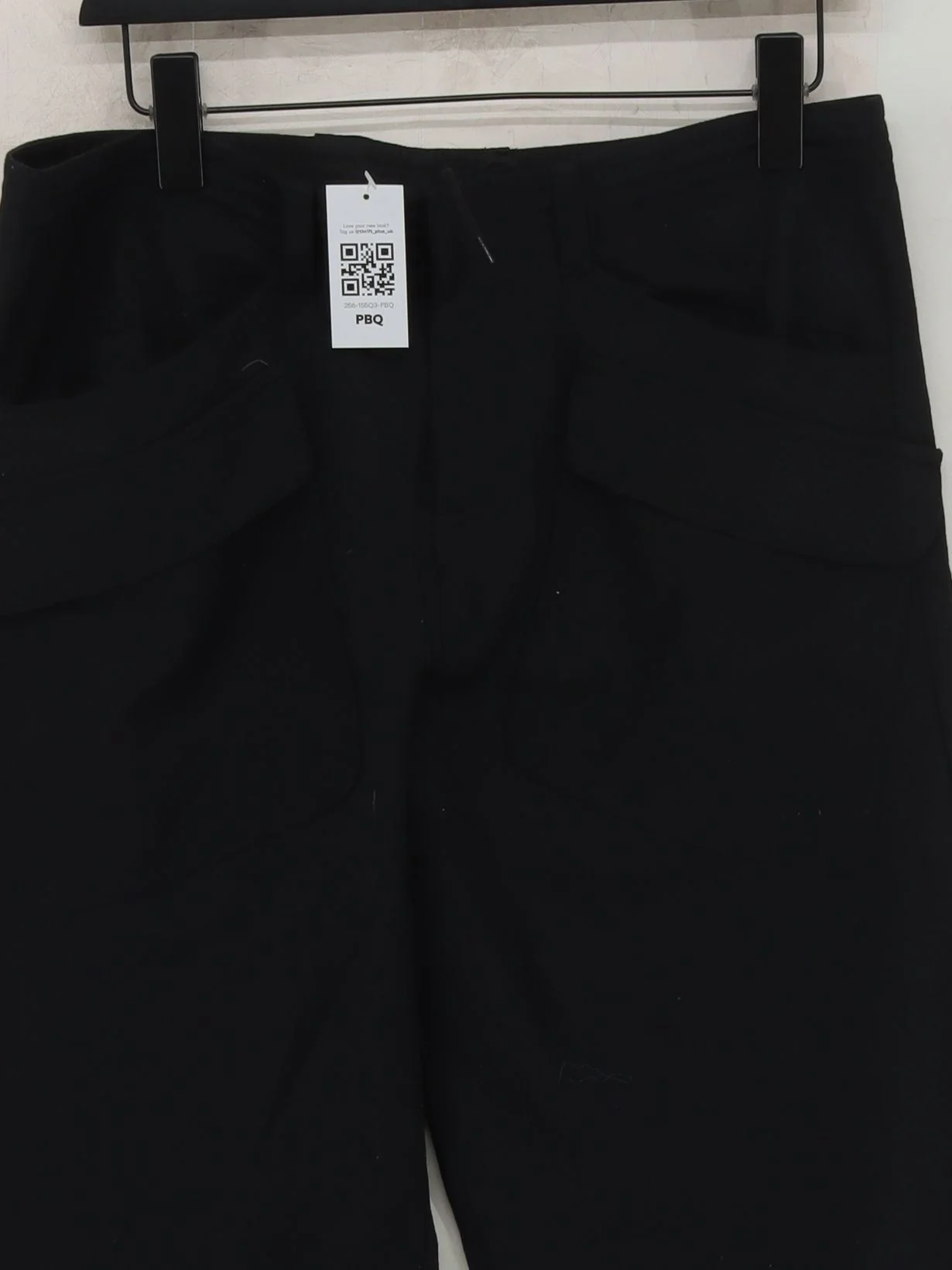 Joseph Men's Trousers XL Black 100% Wool Wide-Leg Cargo - Image 3