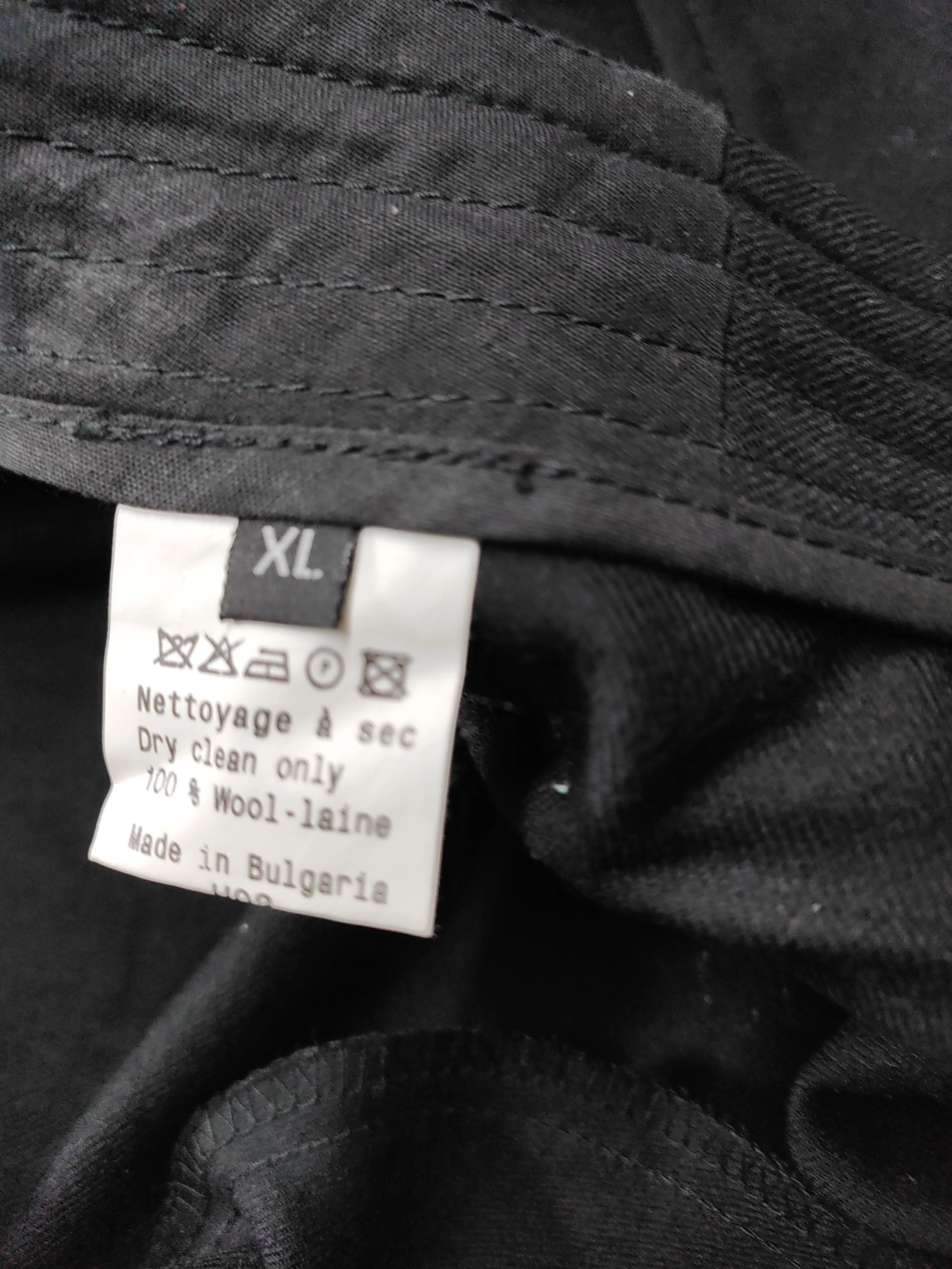 Joseph Men's Trousers XL Black 100% Wool Wide-Leg Cargo - Image 7