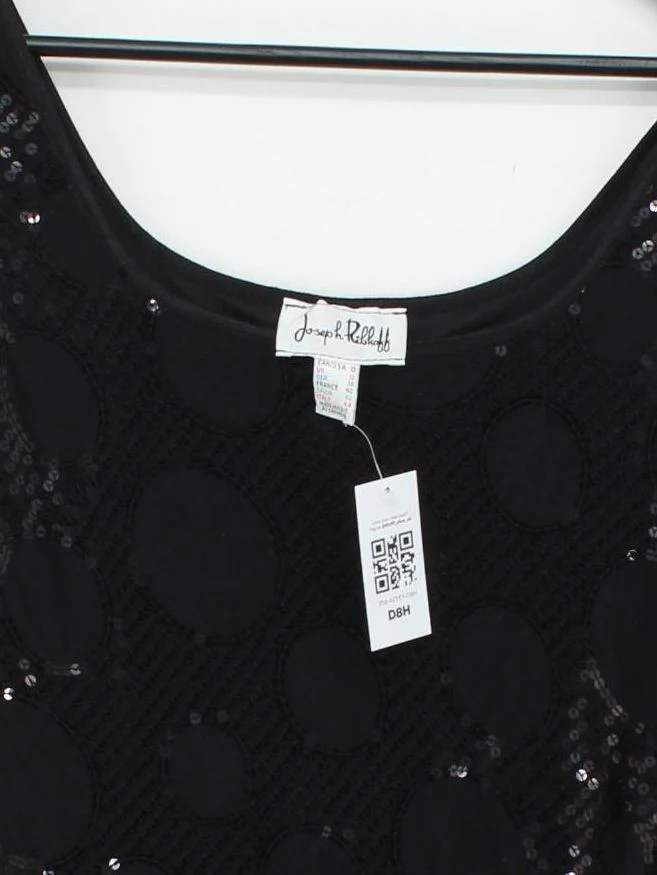 Joseph Ribkoff Bodycon Mini Dress UK12 in Black - Image 3