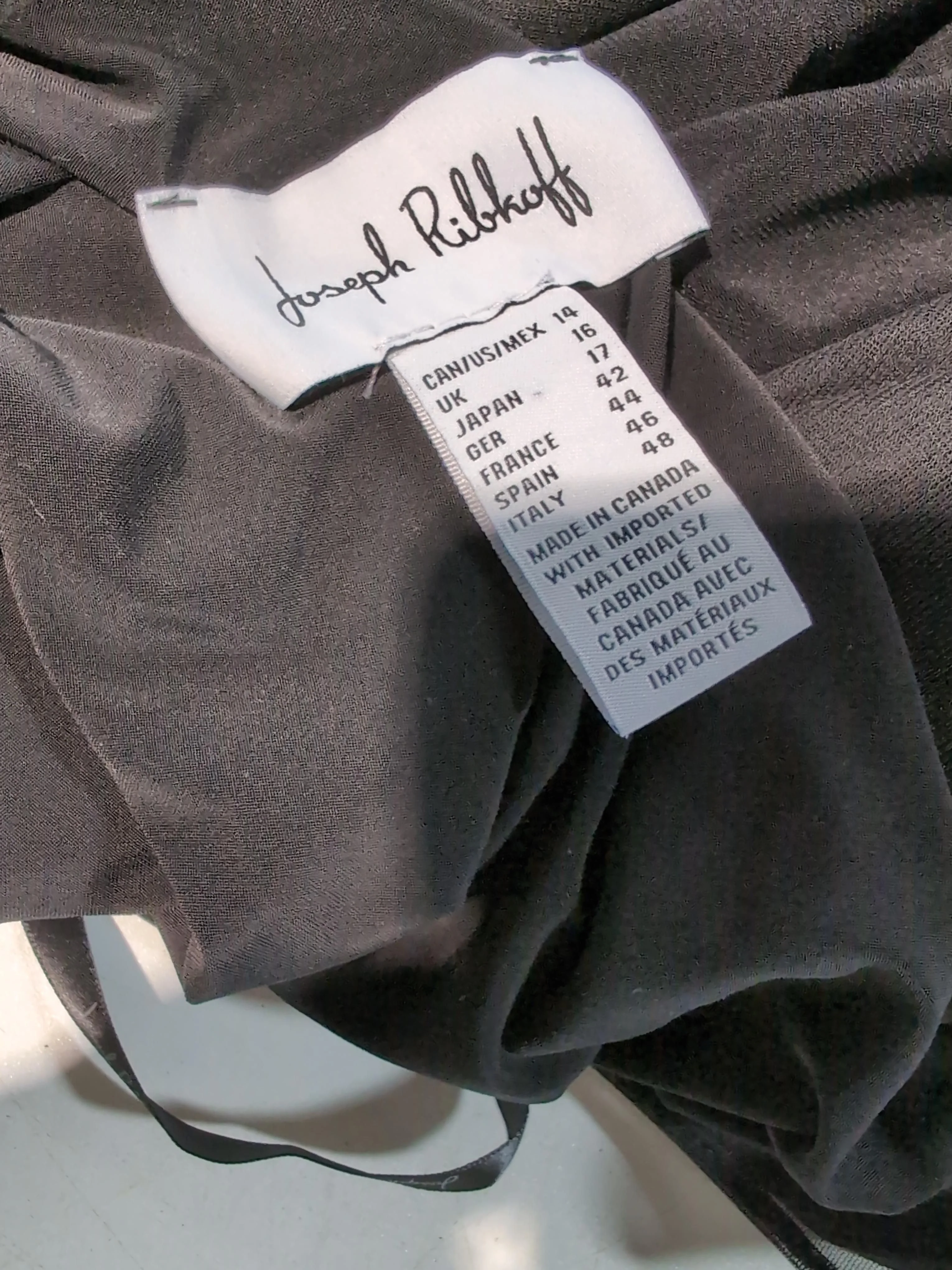 Joseph Ribkoff T-Shirt Midi Dress UK16 in Black - Image 5