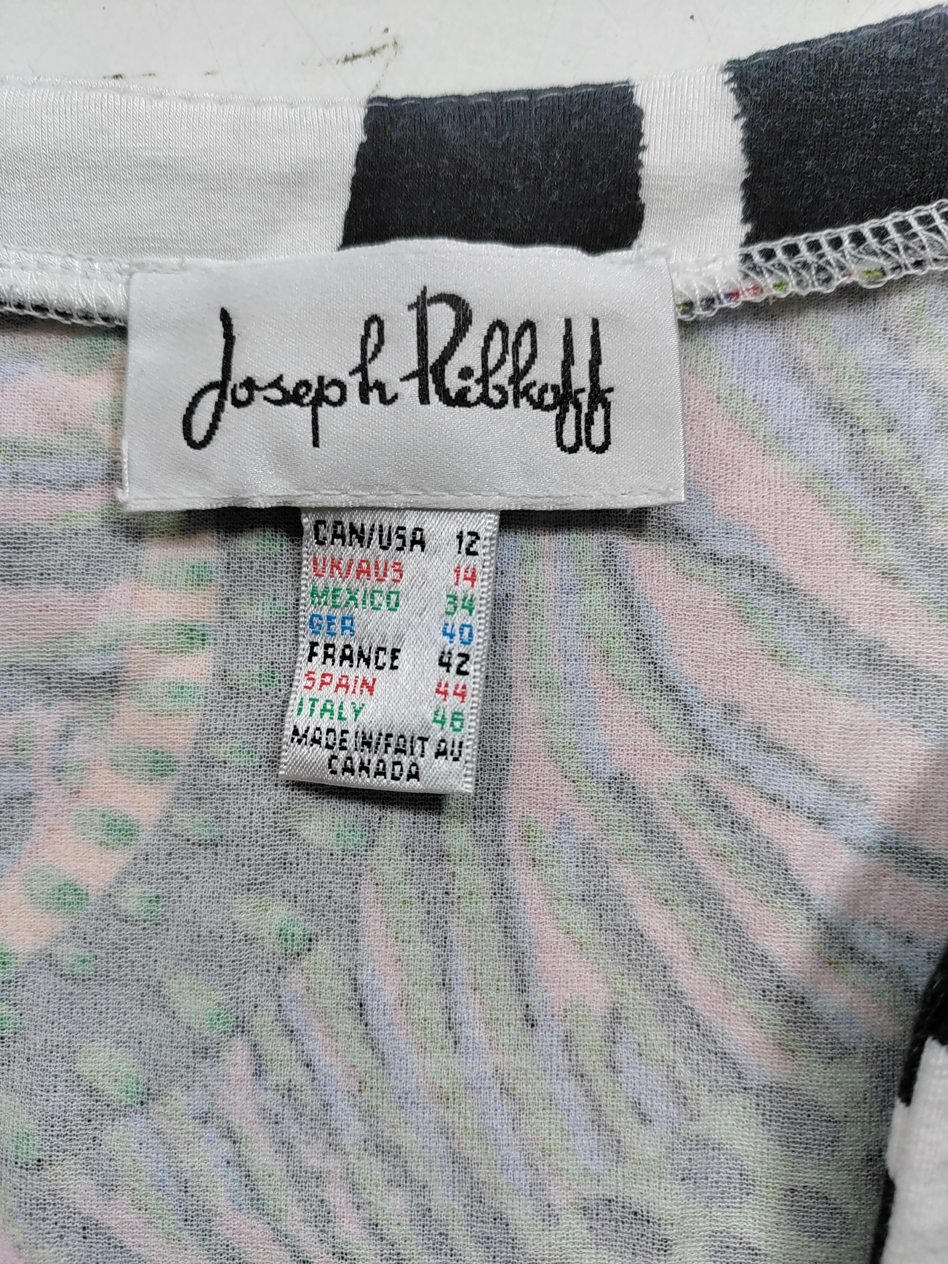 Joseph Ribkoff Women's Cardigan M Multi 100% Other Round Neck Cardigan - Image 5