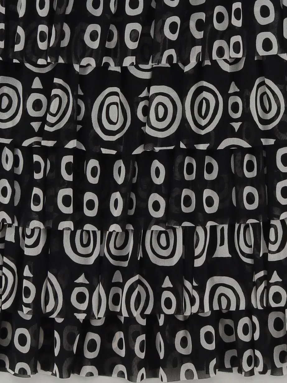 Joseph Ribkoff Women's Midi Skirt UK 16 Multi Polyester - Image 4