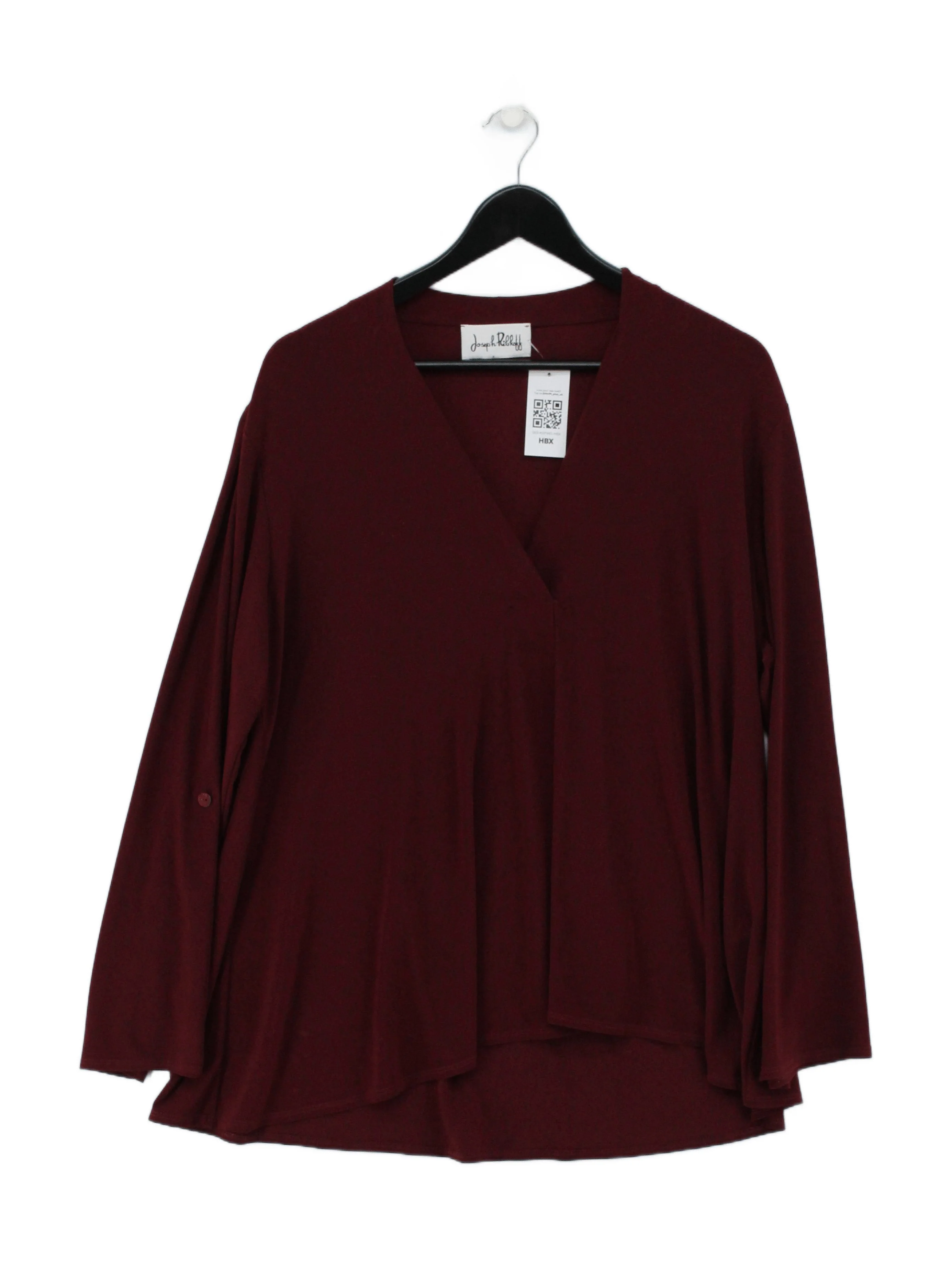 Joseph Ribkoff Women's Top L Red Polyester with Elastane Basic