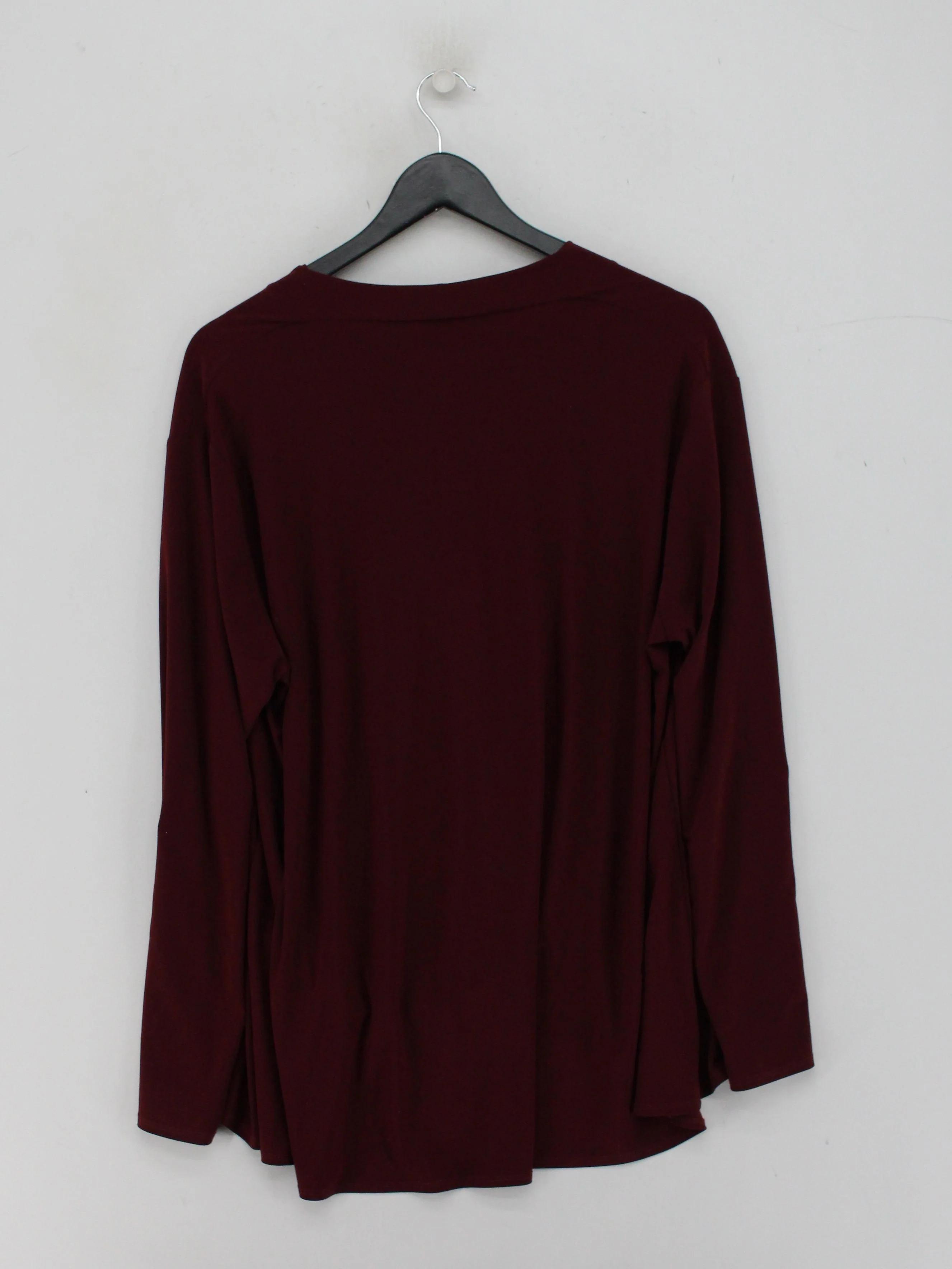 Joseph Ribkoff Women's Top L Red Polyester with Elastane Basic - Image 2