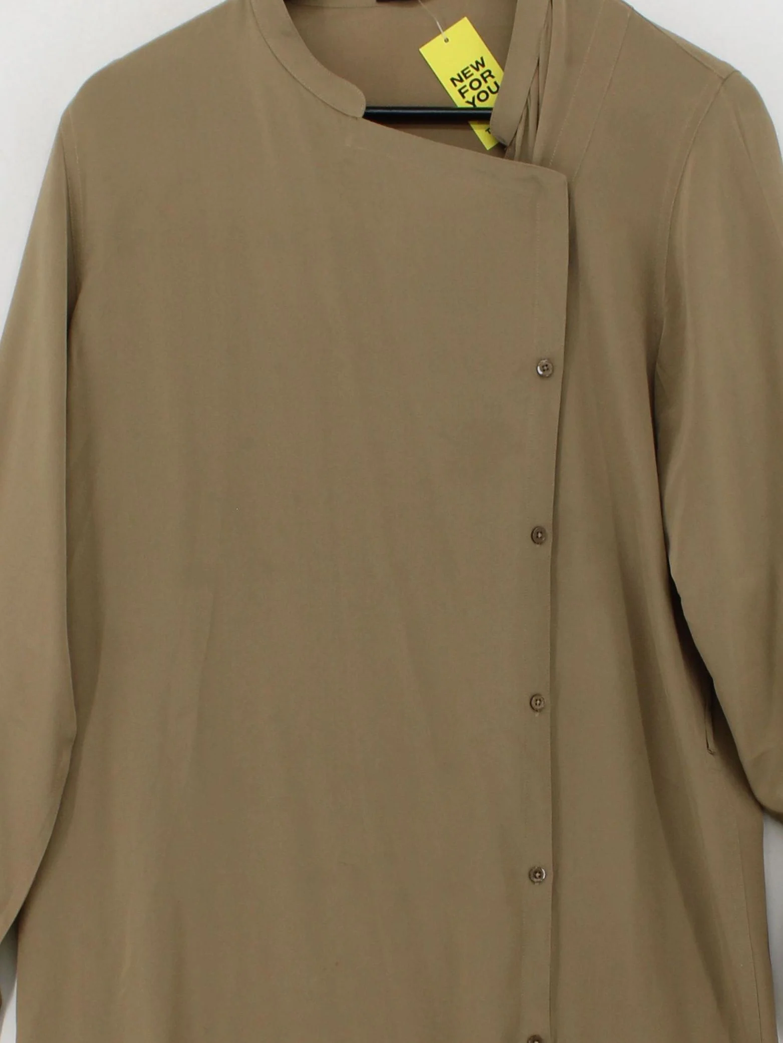 Joseph Shirt Midi Dress in Tan - Image 3