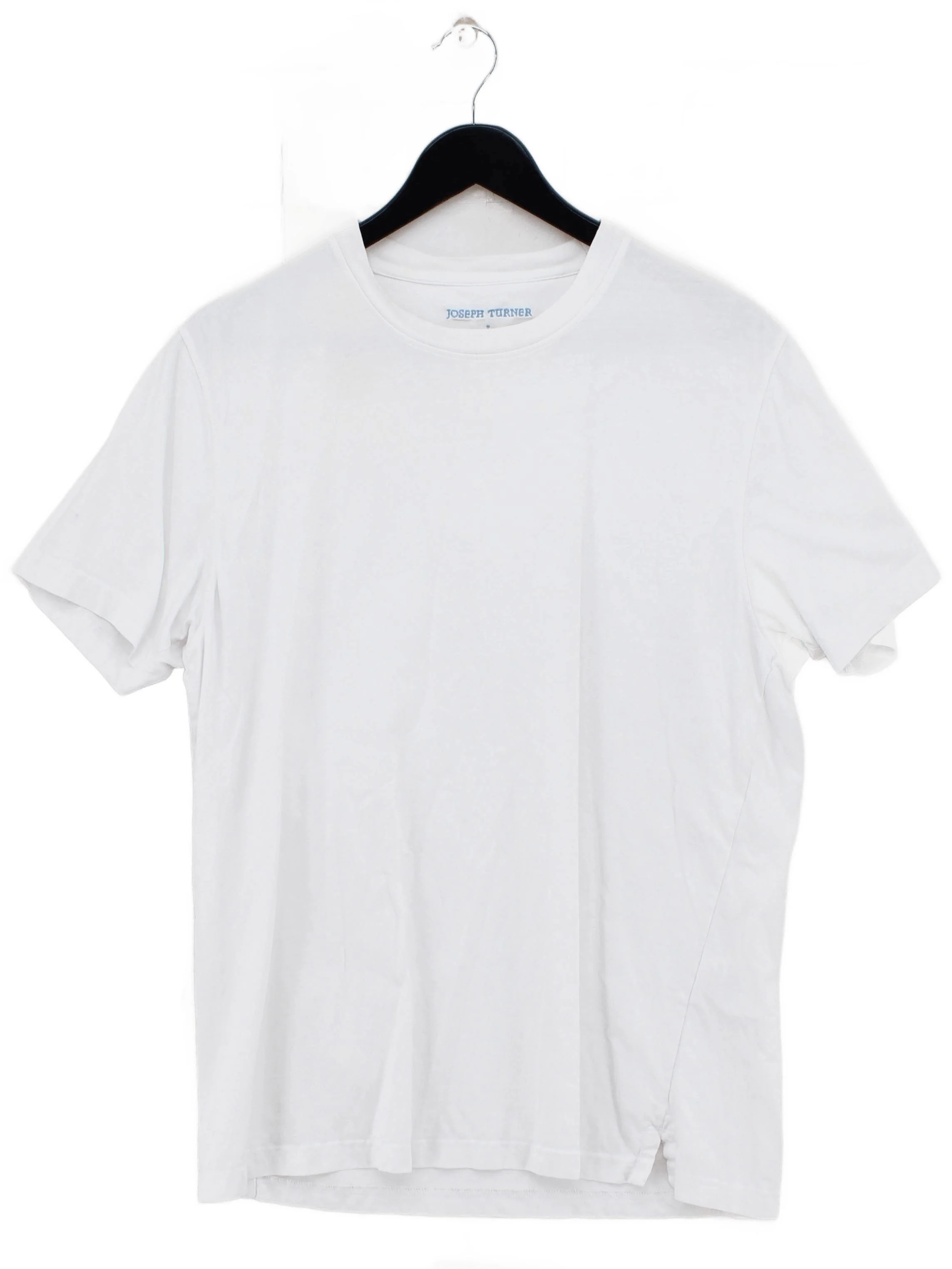 Joseph Turner Men's T-Shirt L White 100% Cotton Basic