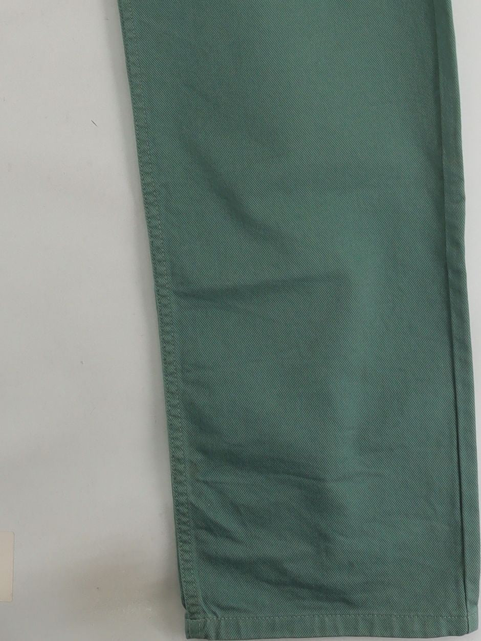 Joseph Turner Men's Trousers XXL Green 100% Cotton Straight Chino - Image 4