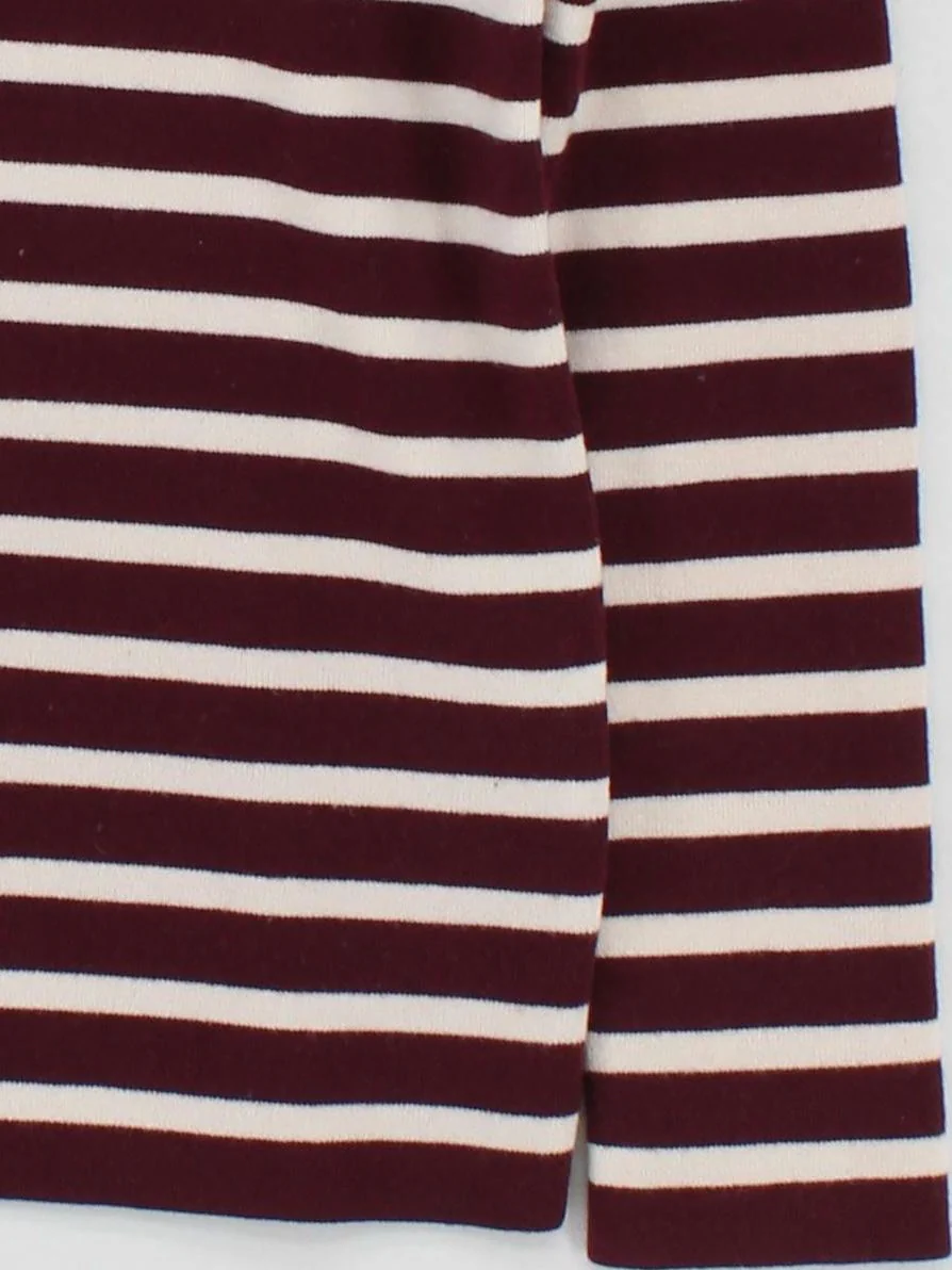 Joseph Women's Jumper L Red Striped Wool with Nylon, Elastane Crew Neck Pullover - Image 4
