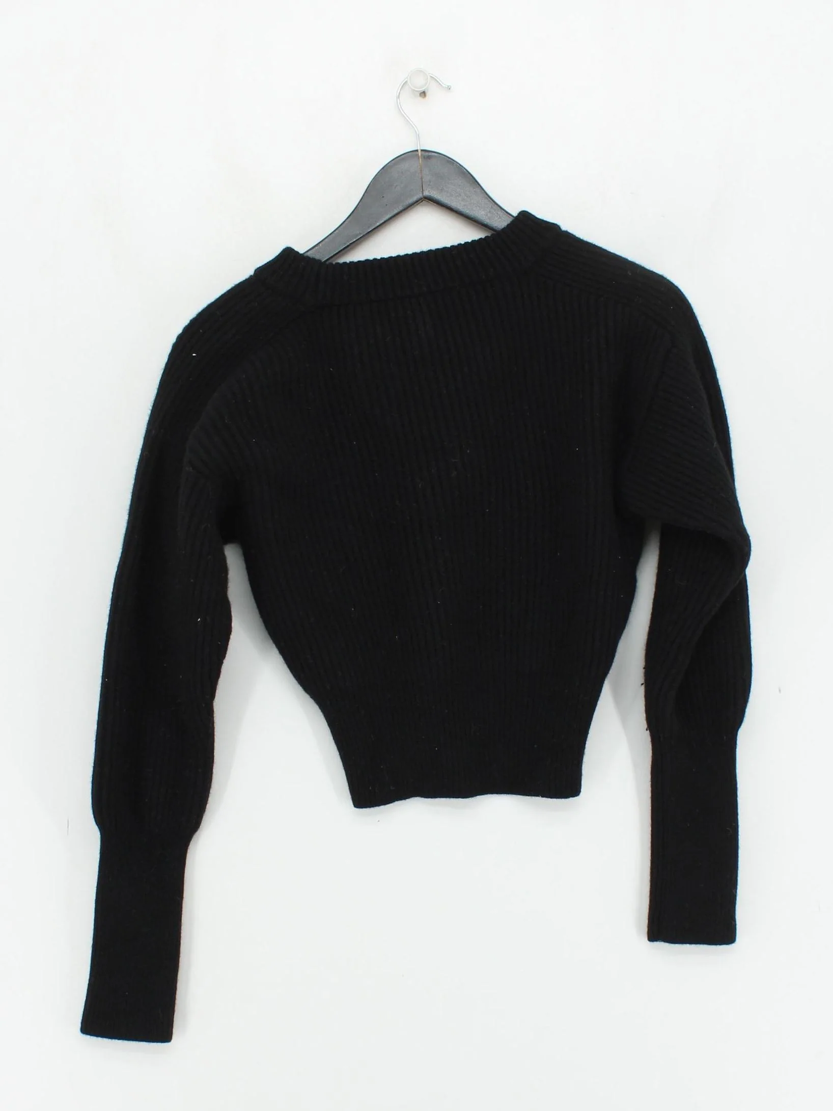 Joseph Women's Jumper S Black 100% Wool Round Neck Pullover - Image 2