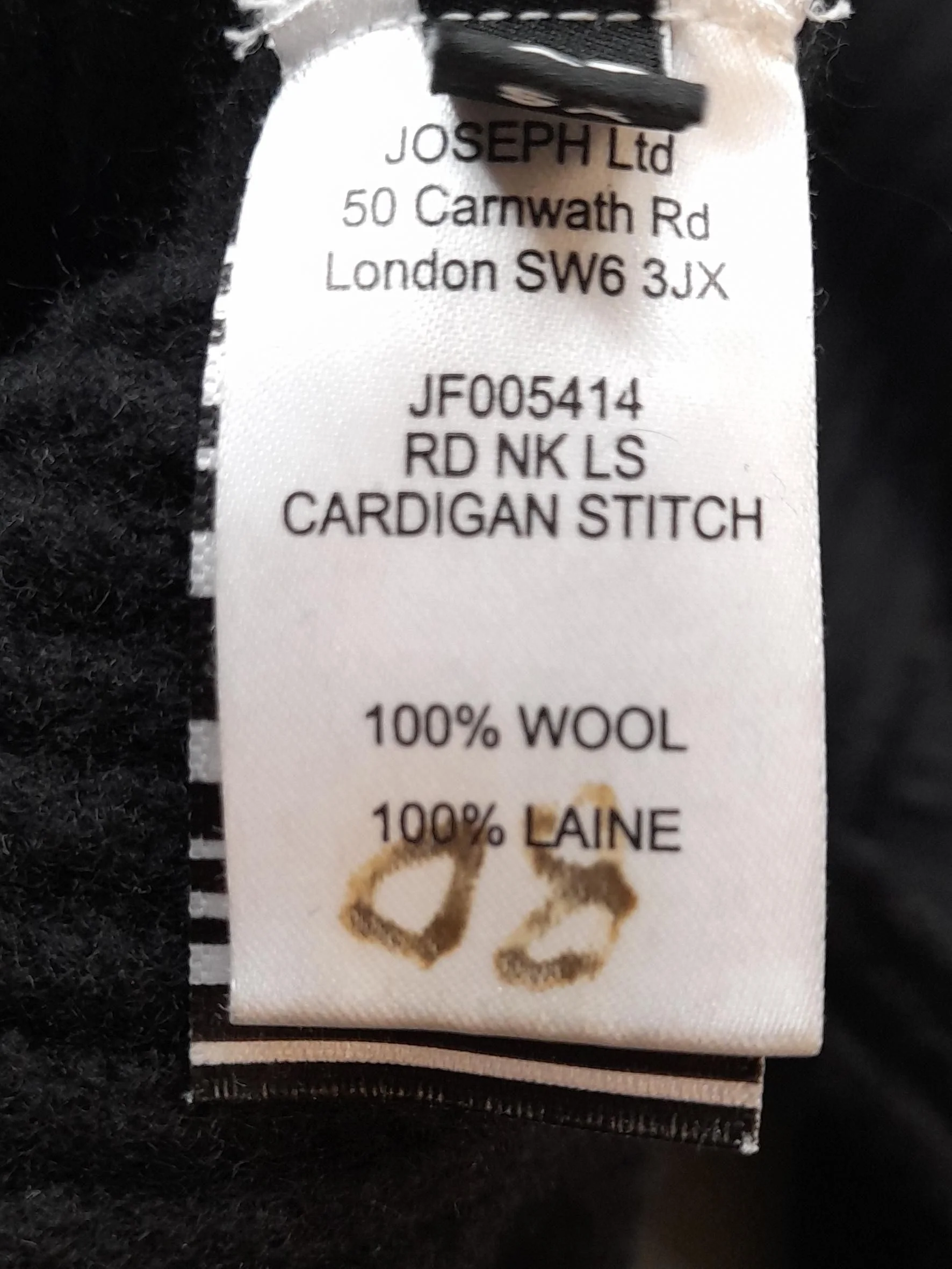 Joseph Women's Jumper S Black 100% Wool Round Neck Pullover - Image 7