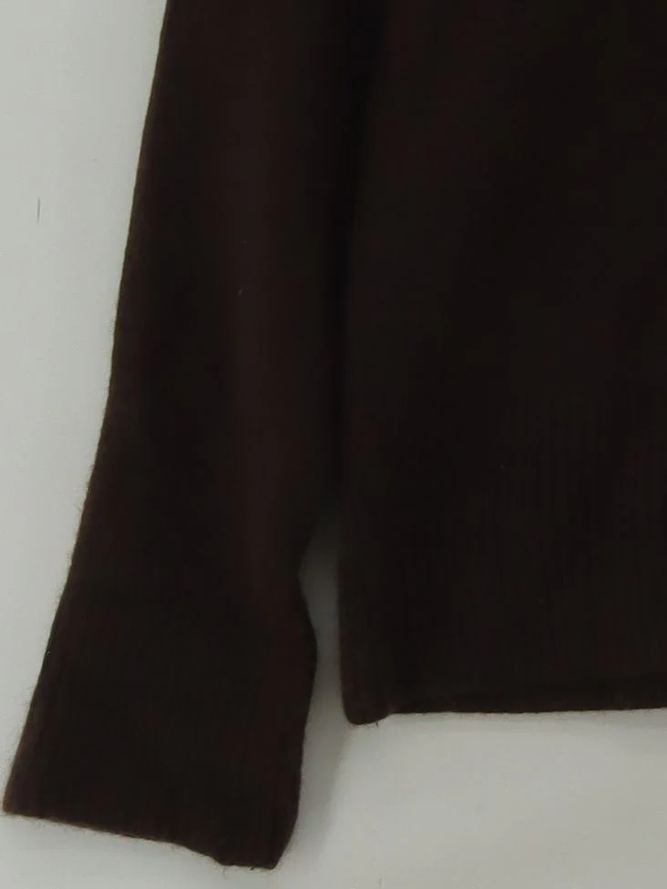 Joseph Women's Jumper XS Brown 100% Cashmere High Neck Pullover - Image 4