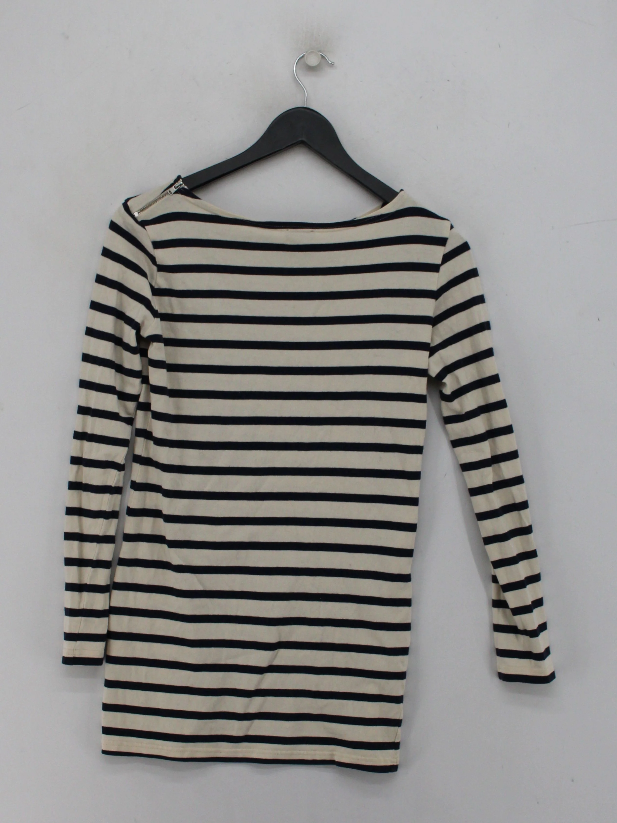 Joseph Women's Top M Multi Striped 100% Other Long Sleeve Round Neck Basic - Image 2