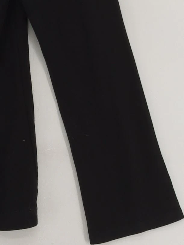 Joseph Women's Top UK 6 Black Nylon with Elastane Long Sleeve Round Neck Basic - Image 4