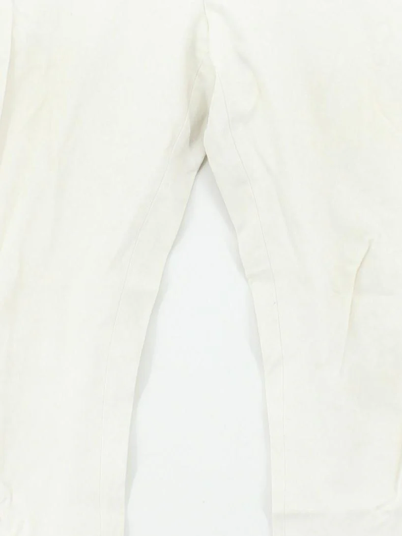 Joseph Women's Trousers L Cream 100% Other Straight Chino - Image 3