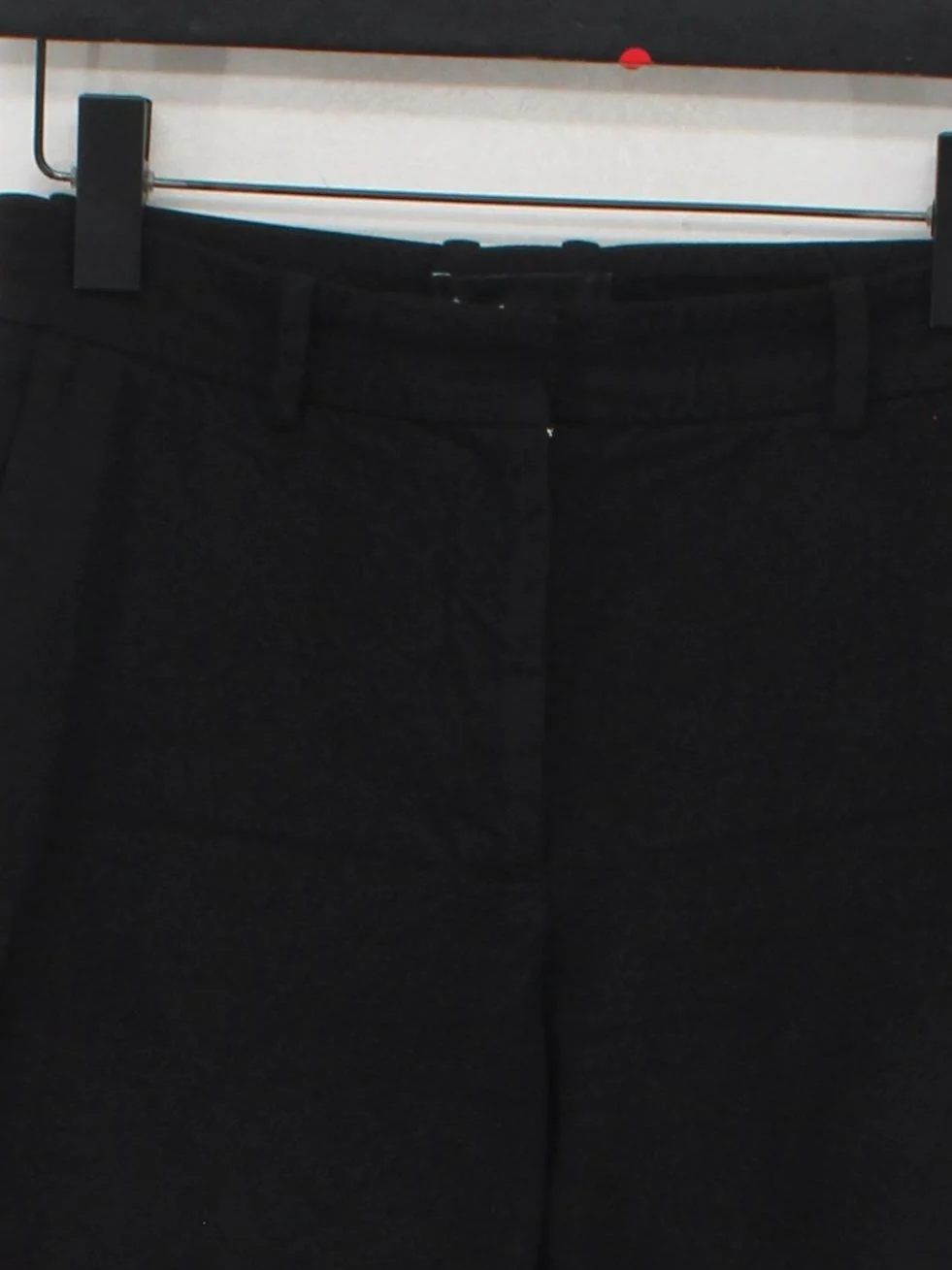 Joseph Women's Trousers UK 10 Black Cotton with Elastane Straight Chino - Image 3