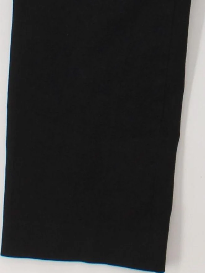 Joseph Women's Trousers UK 10 Black Cotton with Elastane Straight Chino - Image 4