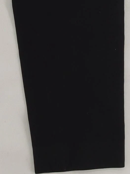 Joseph Women's Trousers UK 8 Black Viscose with Cotton, Elastane Tapered Cropped - Image 4