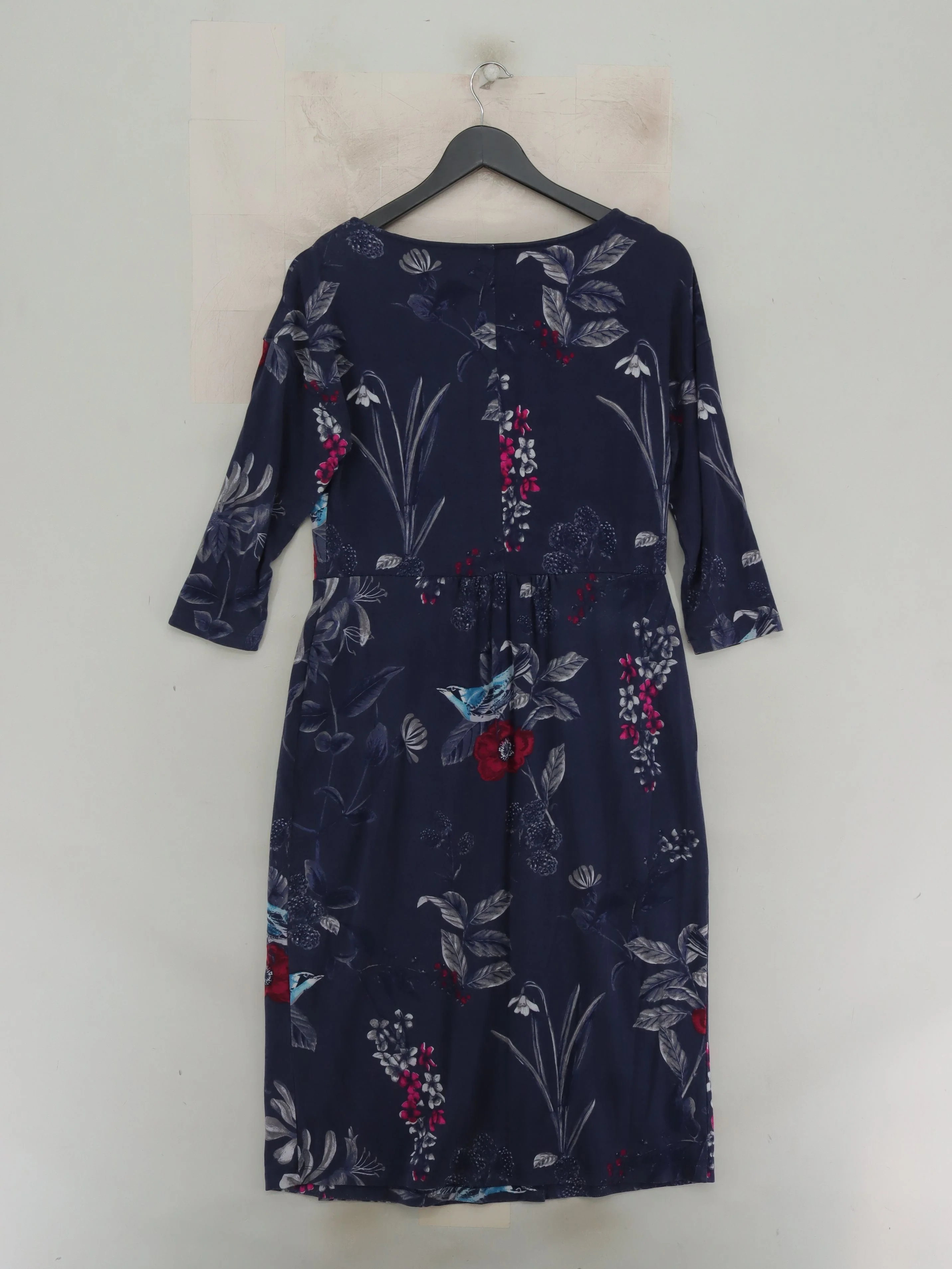 Joules A-Line Midi Dress UK14 in Blue - Image 2