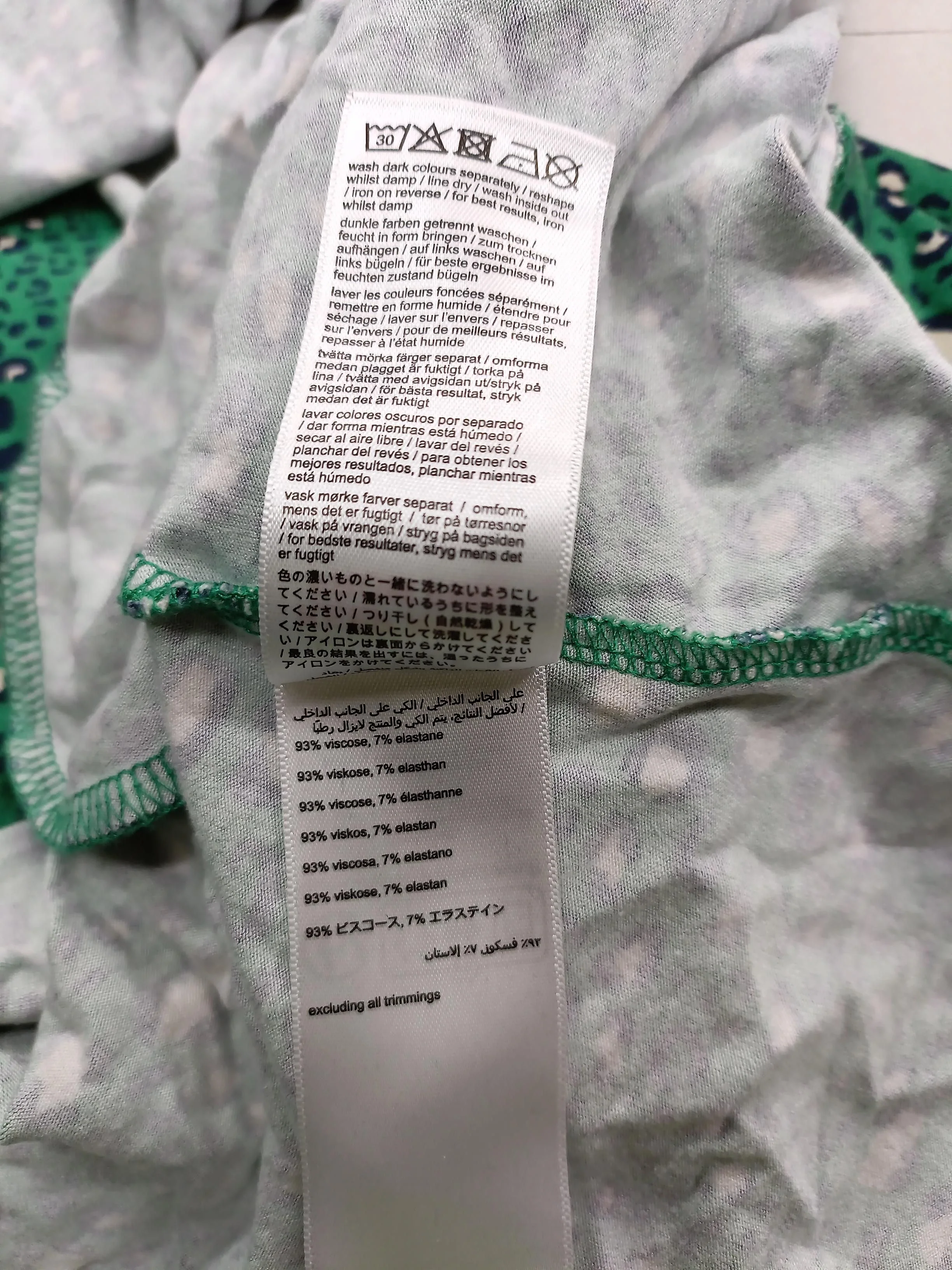 Joules Jumper Mini Dress UK16 in Green - Image 6