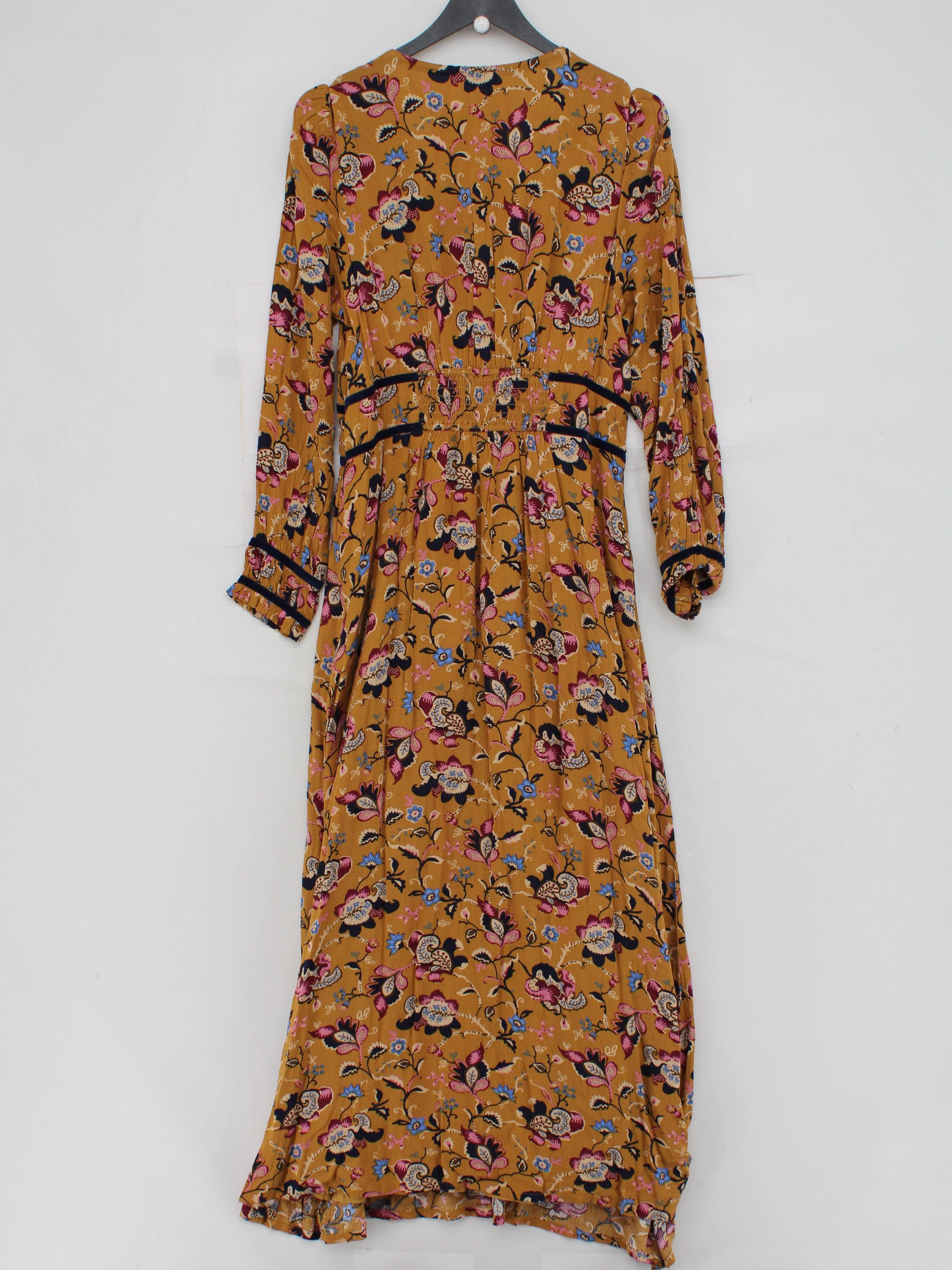Joules Maxi Dress UK12 in Yellow - Image 2