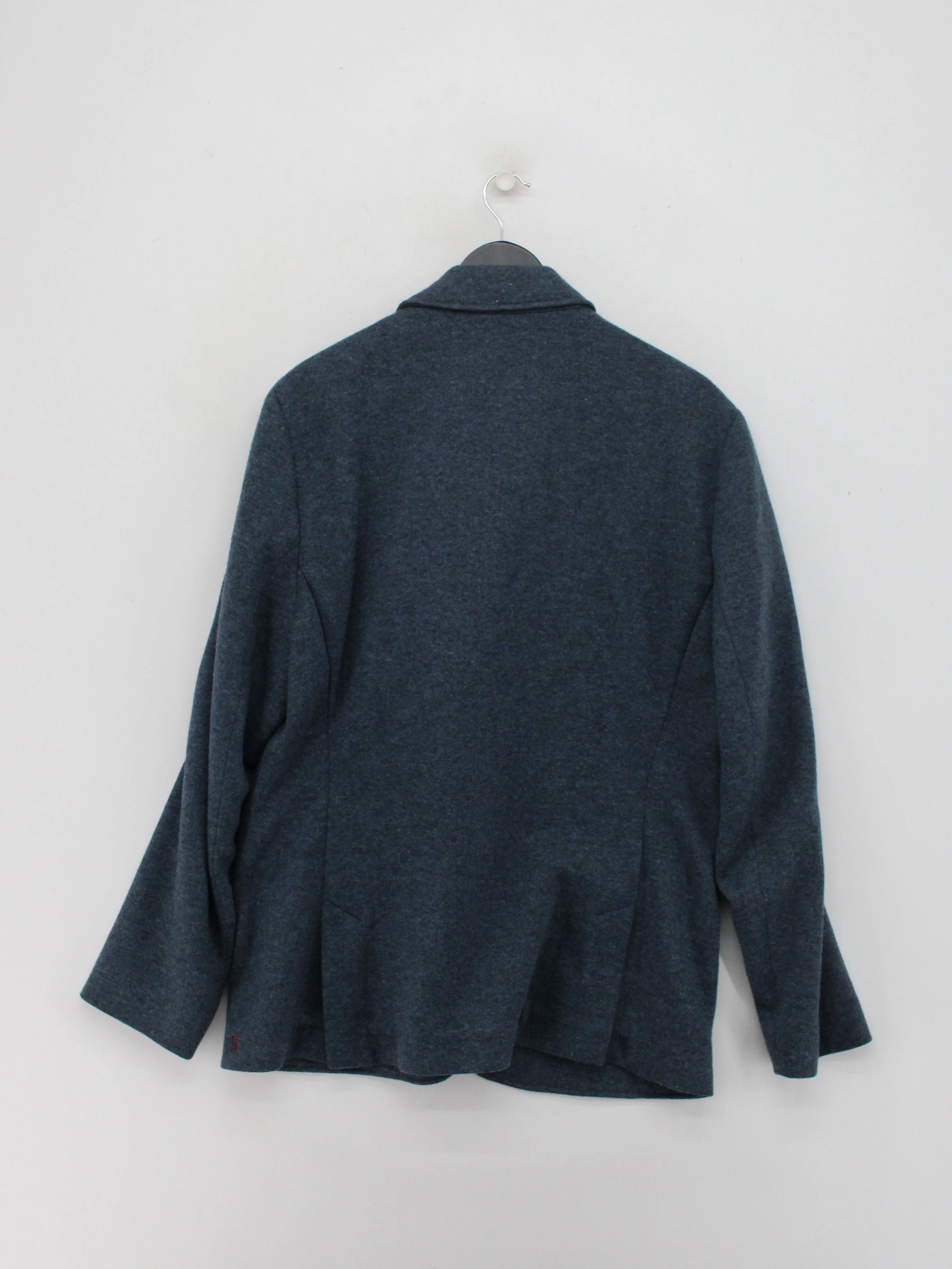 Joules Men's Blazer XL Blue Wool with Polyester, Polyamide Overcoat - Image 2