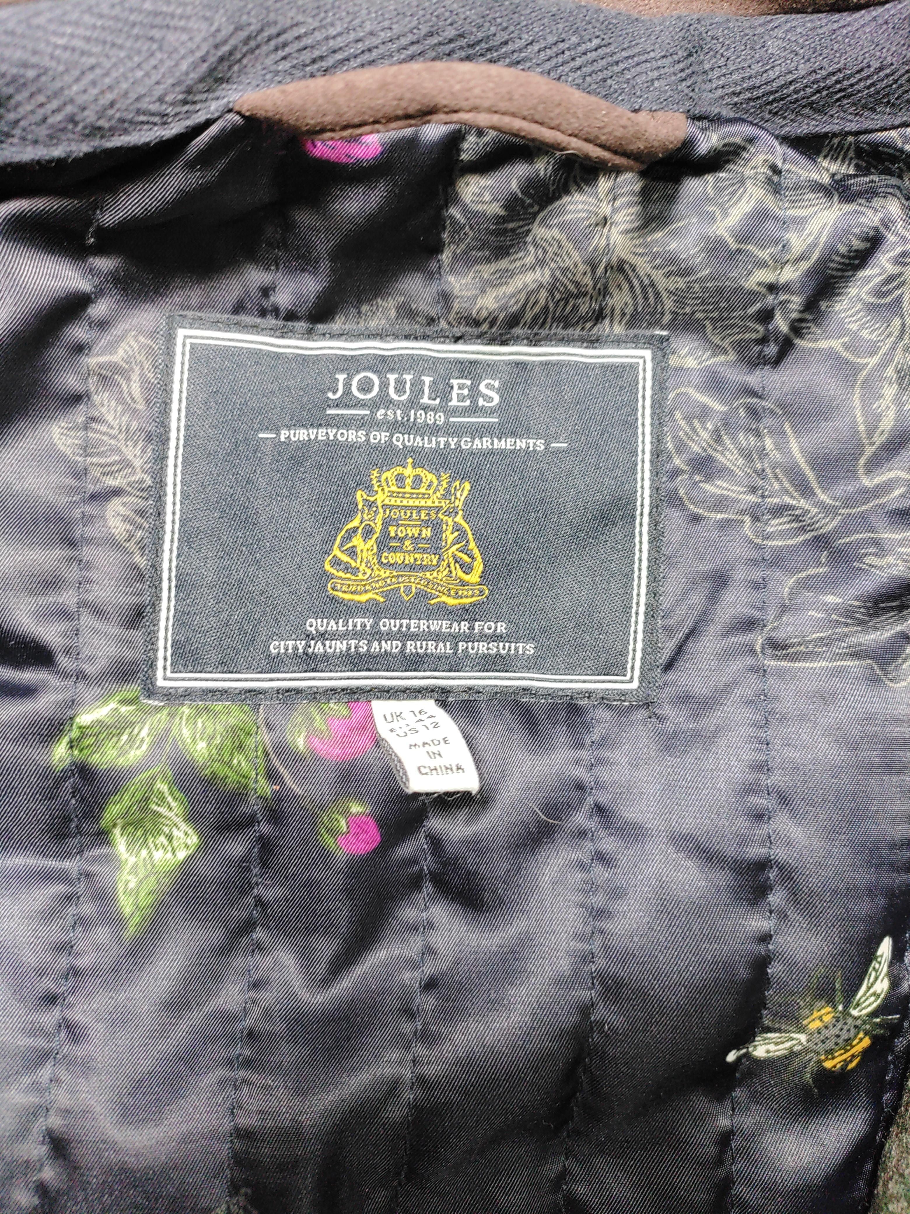 Joules Men's Coat L Multi Checkered Wool with Polyester, Viscose Overcoat - Image 5