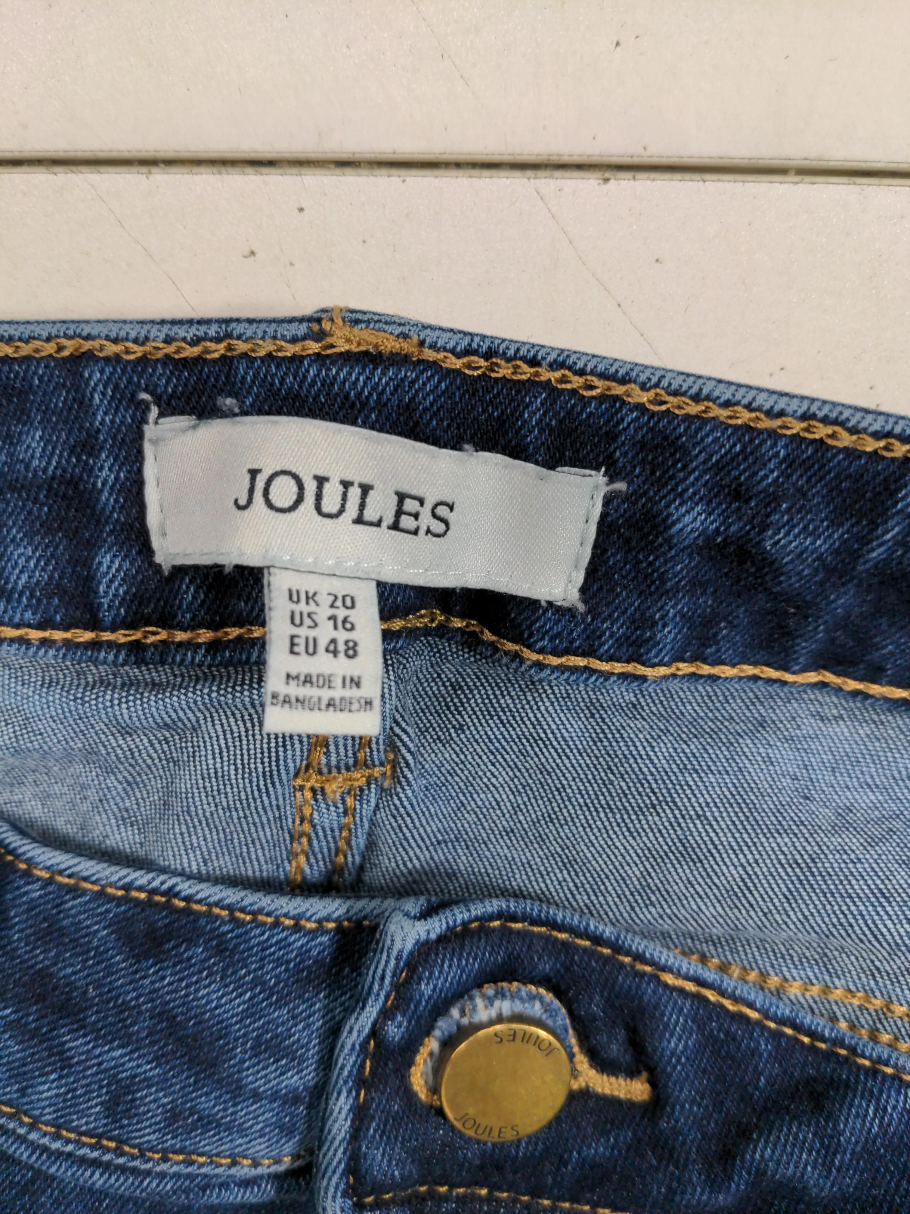 Joules Men's Jeans W 38 in Blue Cotton with Elastane Skinny - Image 5