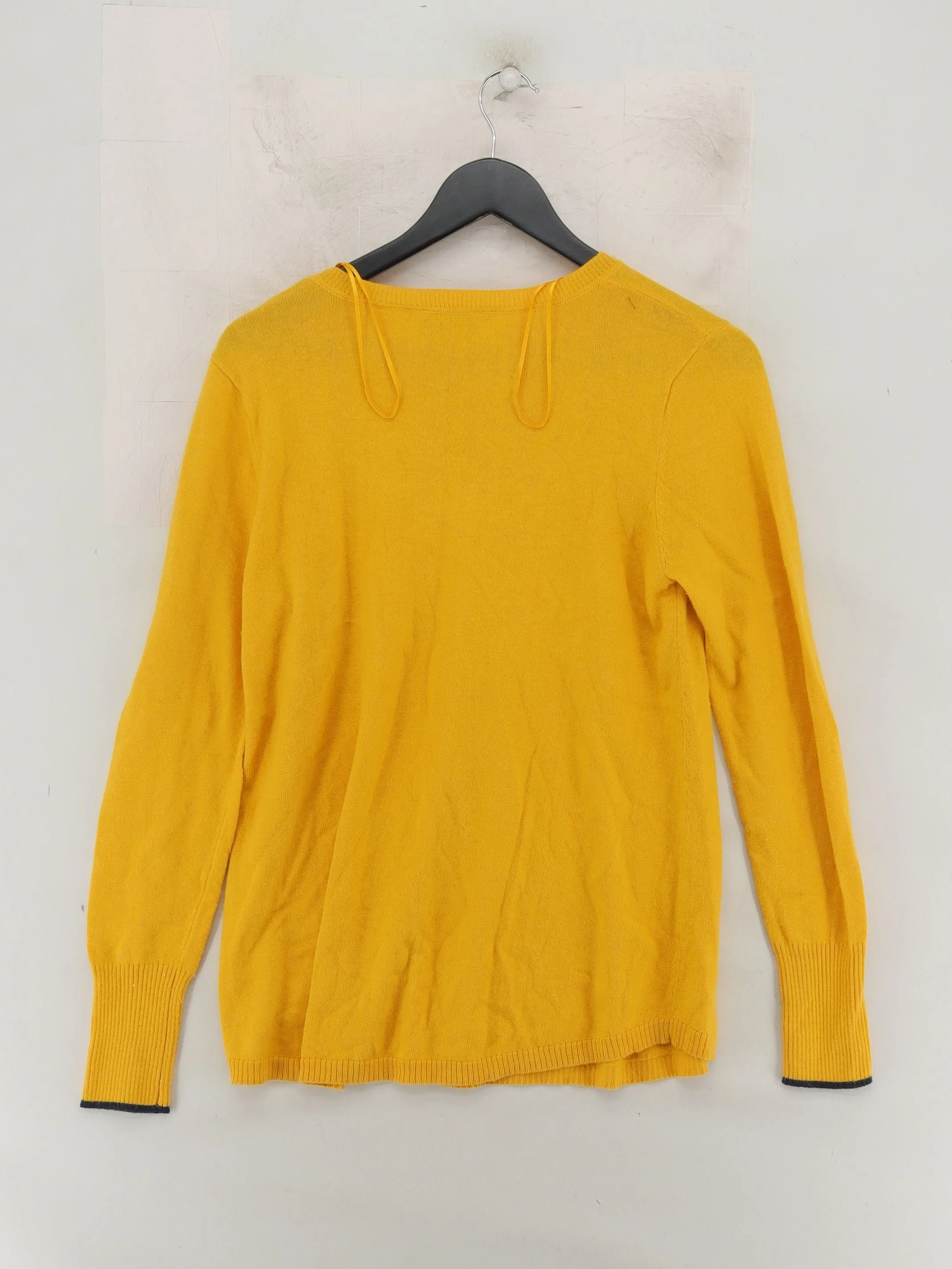 Joules Men's Jumper S Yellow Cotton with Polyamide, Viscose, Acrylic Pullover - Image 2
