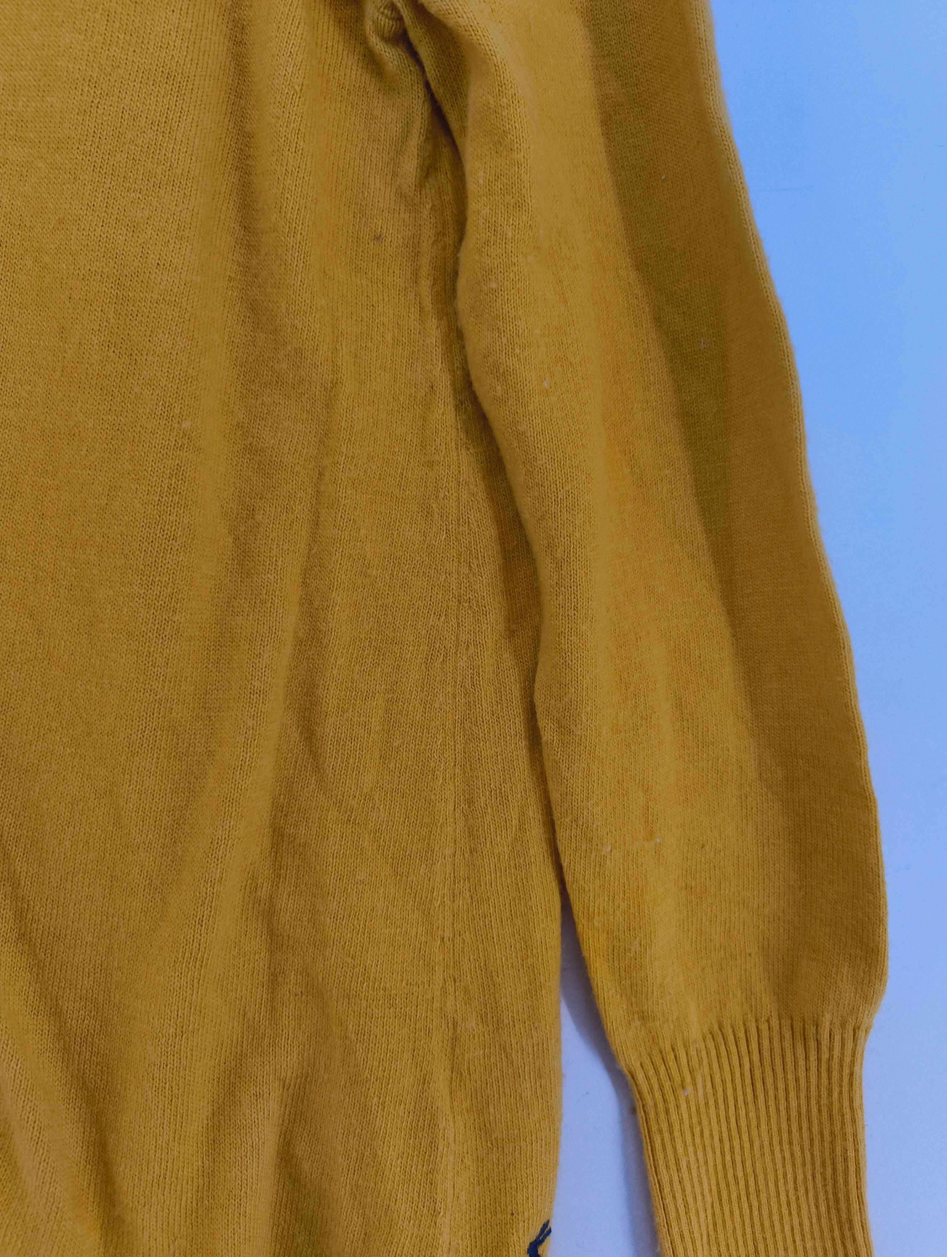 Joules Men's Jumper S Yellow Cotton with Polyamide, Viscose, Acrylic Pullover - Image 5