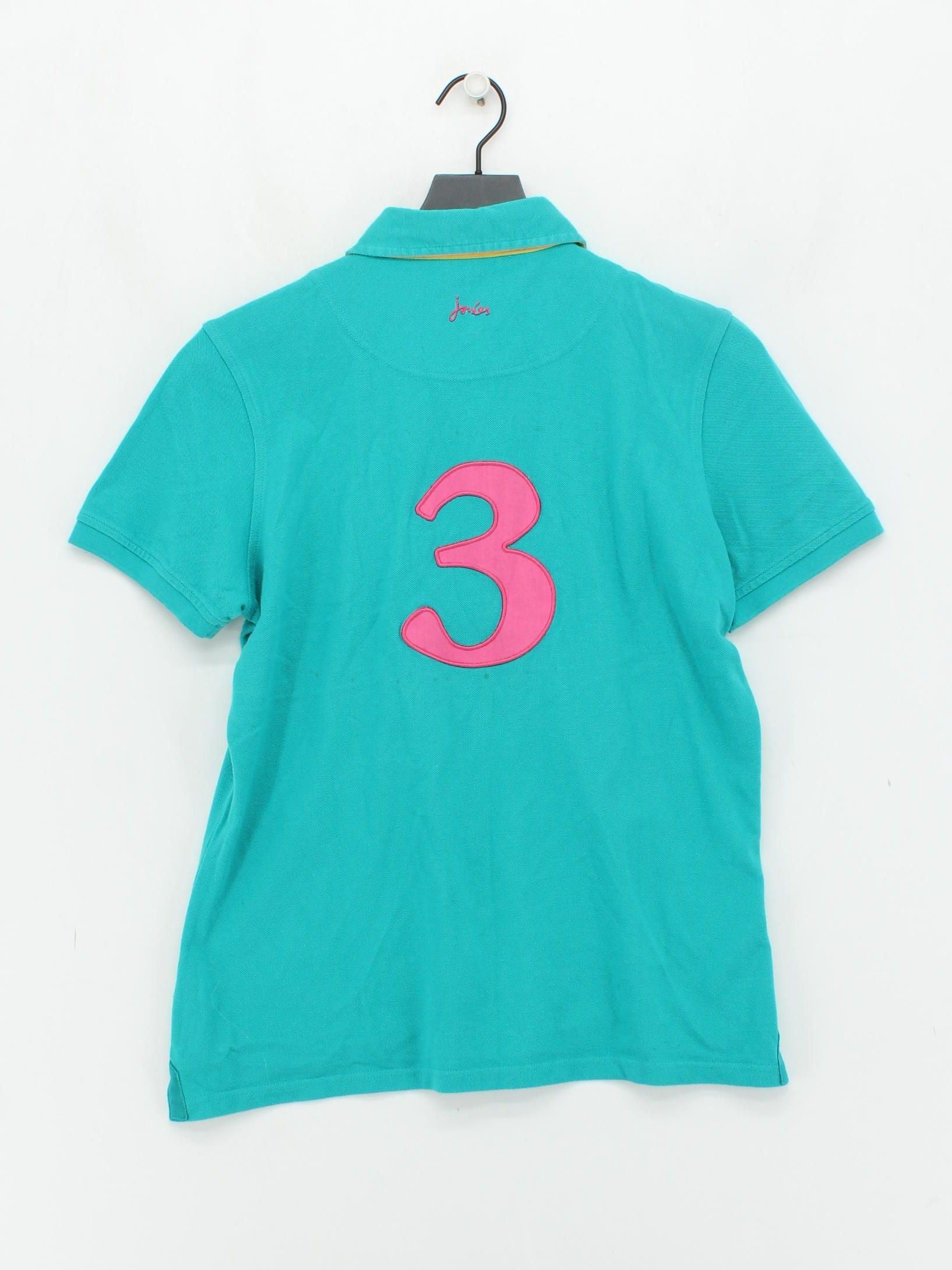 Joules Men's Polo L Green Graphic 100% Cotton Basic - Image 2