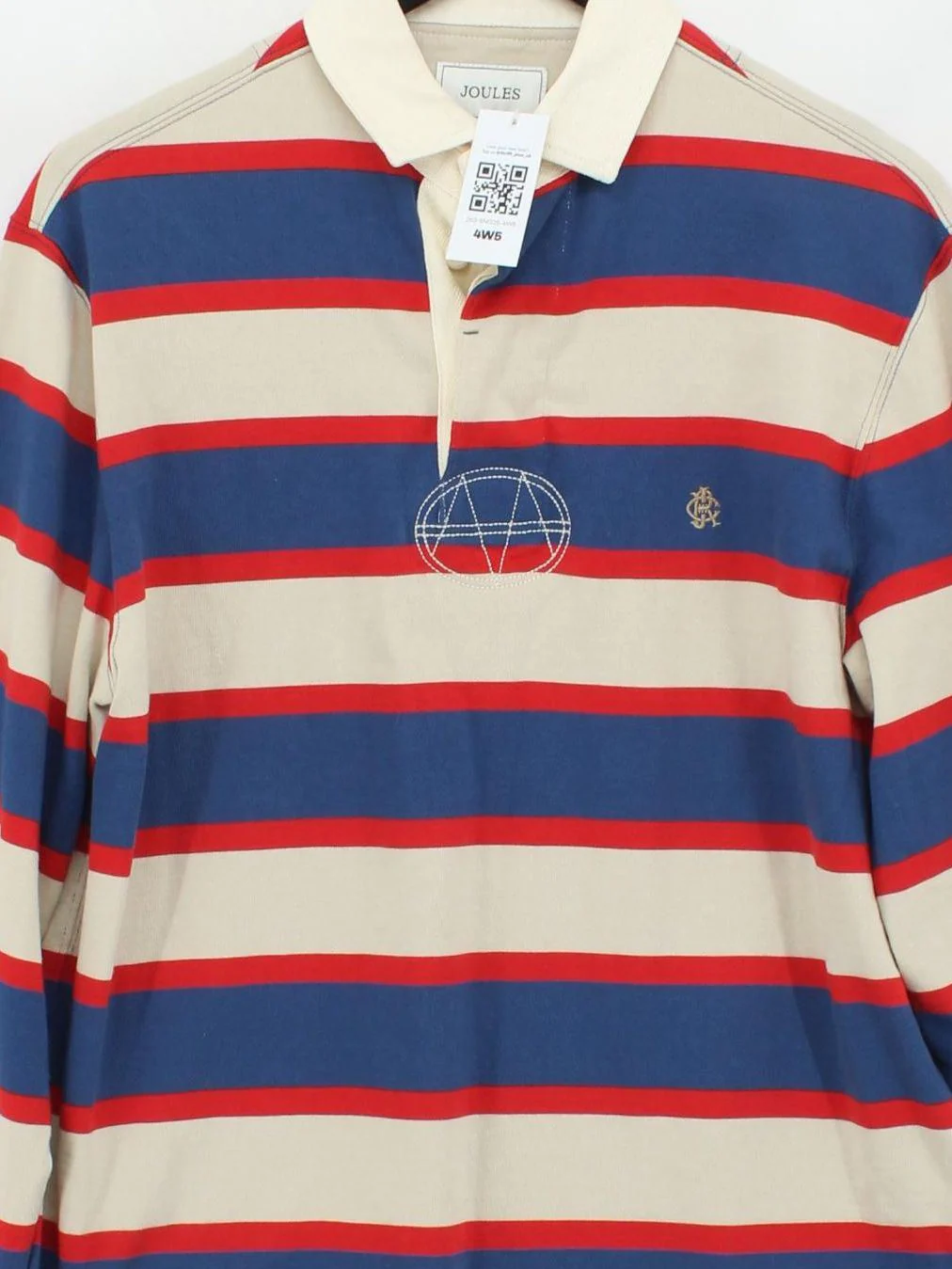 Joules Men's Polo M Multi Striped 100% Cotton Basic - Image 3