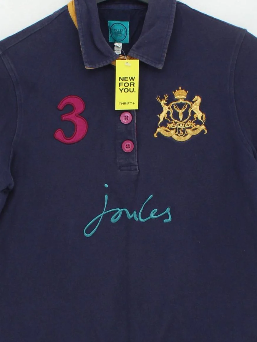 Joules Men's Polo S Blue 100% Cotton Basic - Image 3