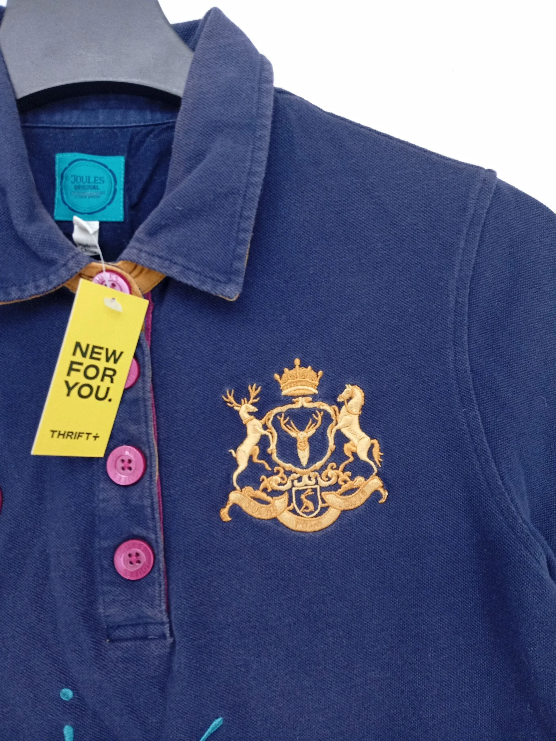 Joules Men's Polo S Blue 100% Cotton Basic - Image 5